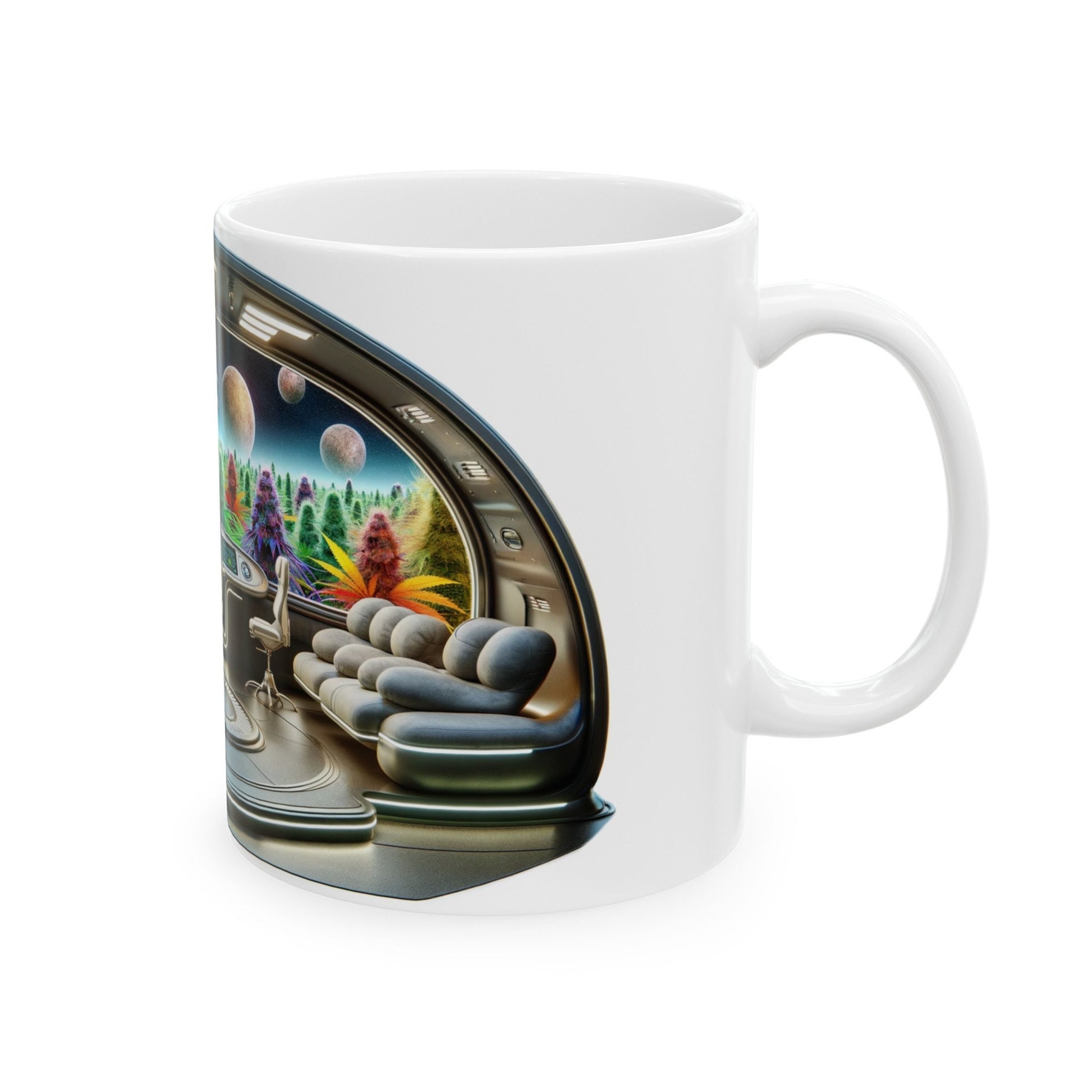 WEED PLANET MUG - Coffee Weed Mug (11oz)