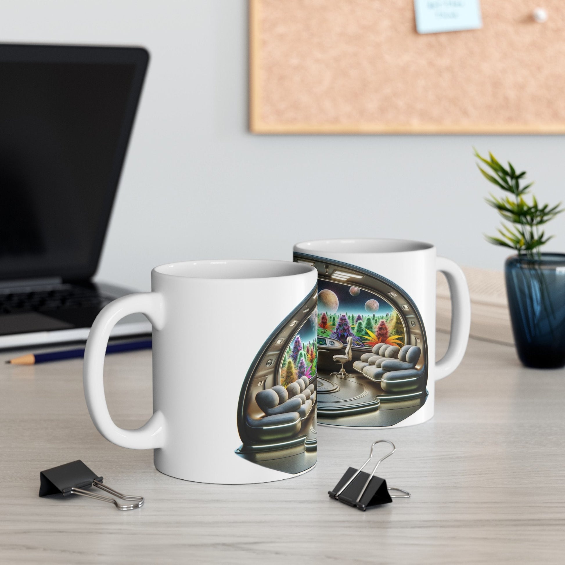 WEED PLANET MUG - Coffee Weed Mug (11oz)