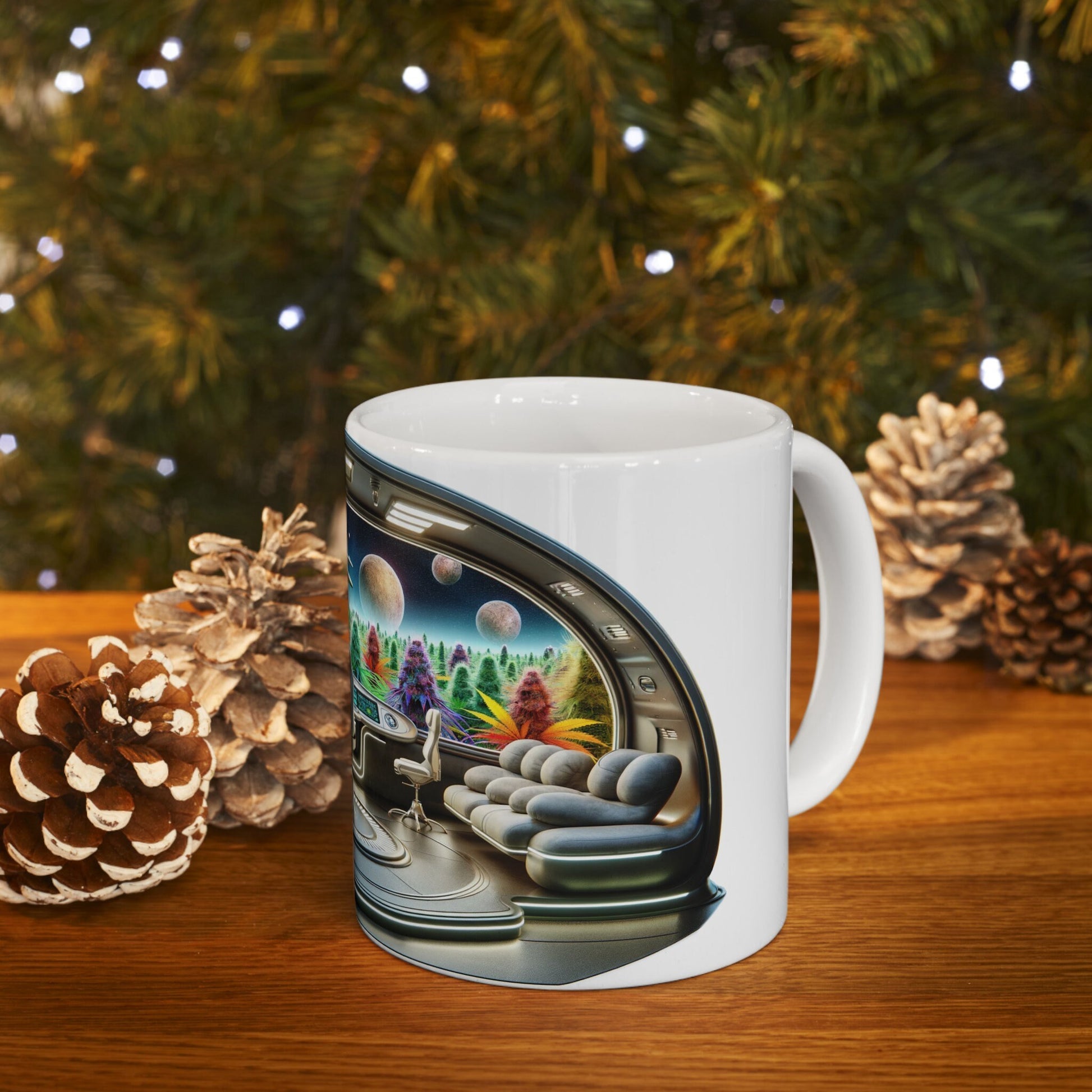WEED PLANET MUG - Coffee Weed Mug (11oz)