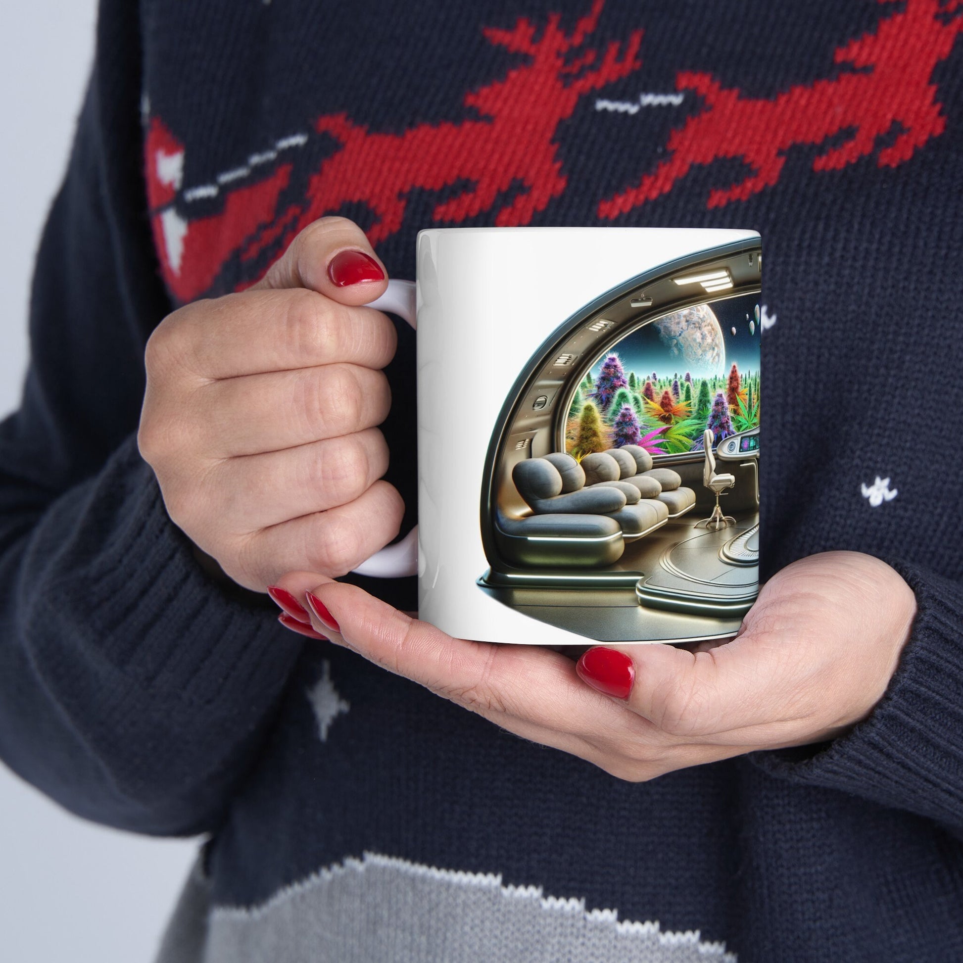 WEED PLANET MUG - Coffee Weed Mug (11oz)