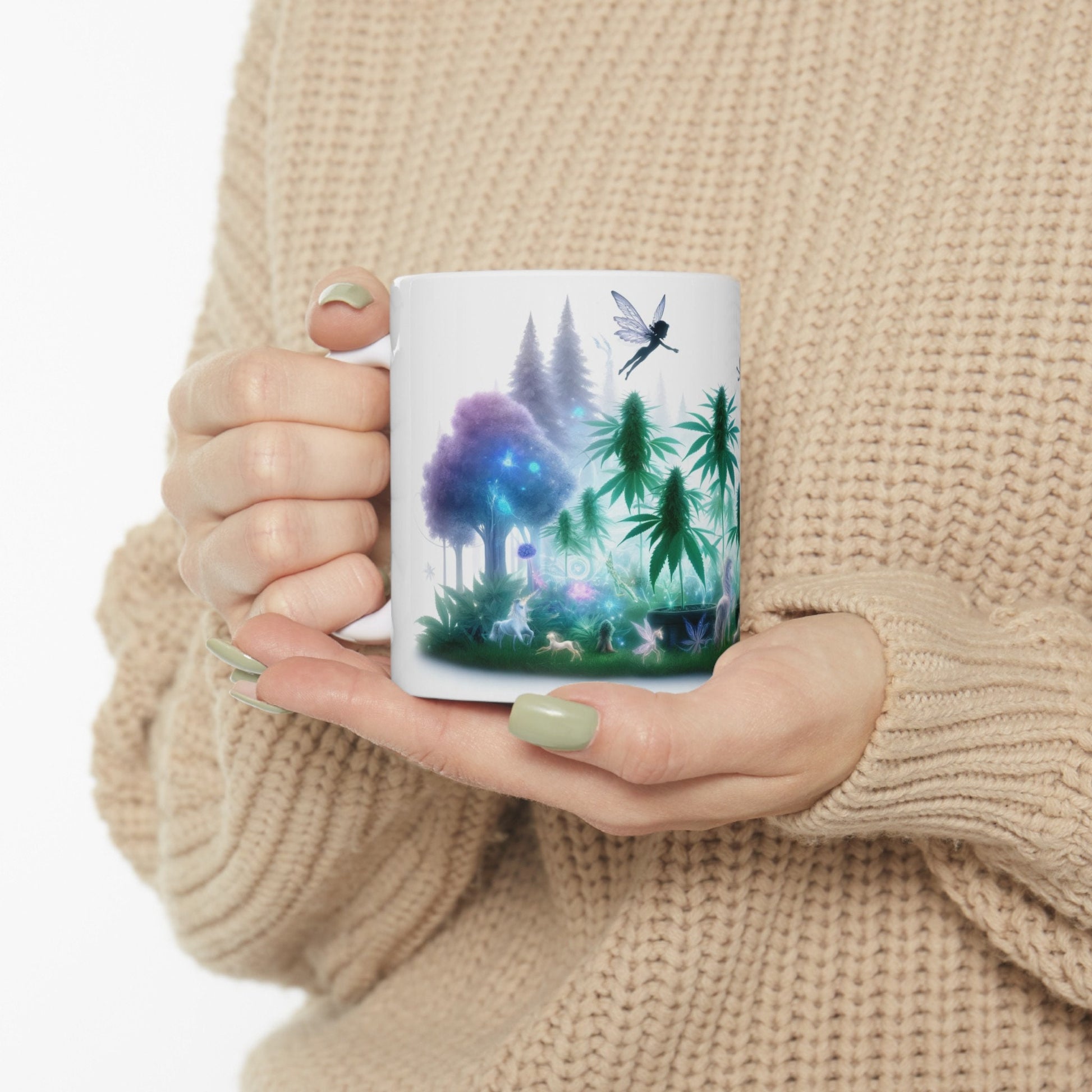 MAGIC WEED SCENE - Coffee Weed Mug (11oz)