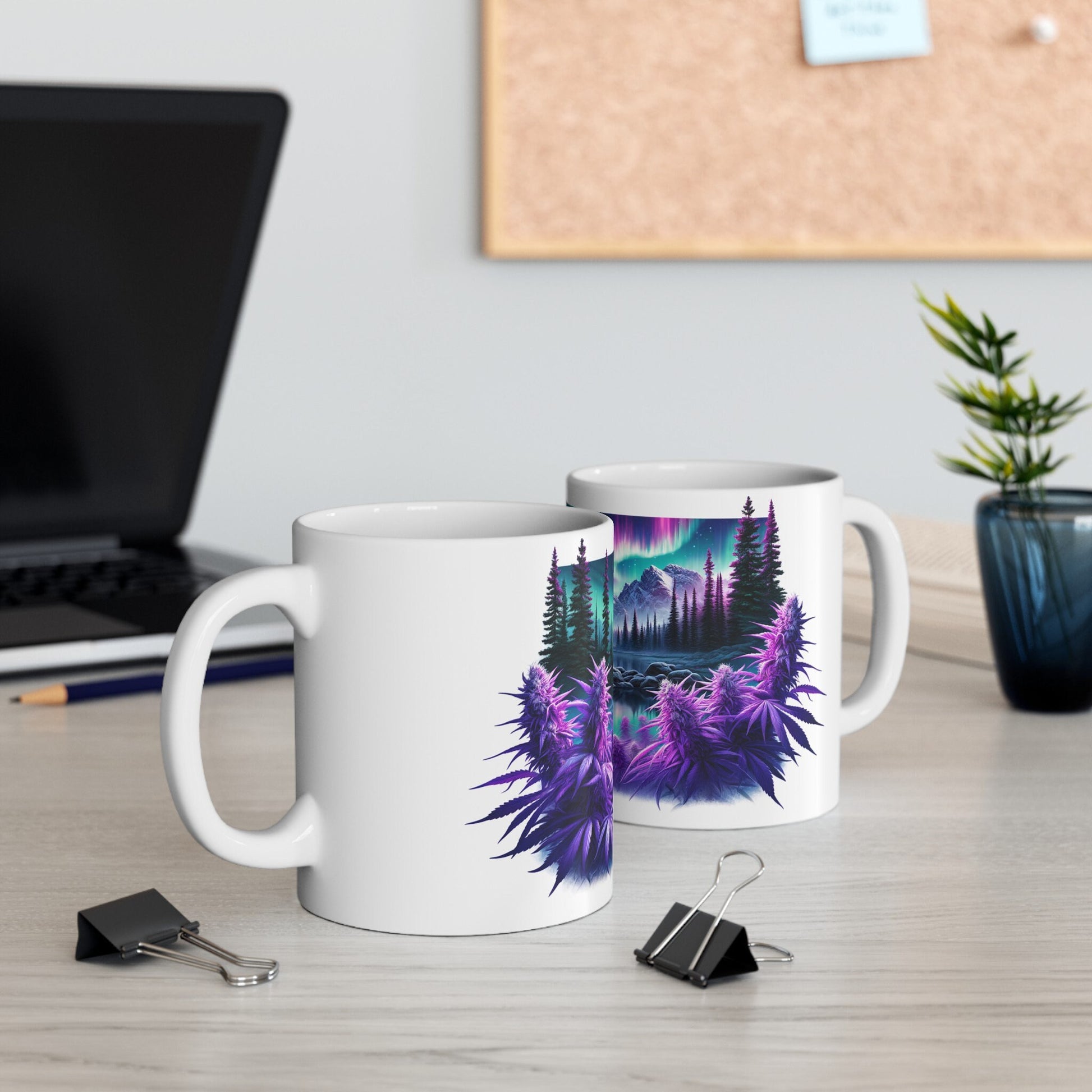 420 NORTHERN LIGHTS - Coffee Weed Mug (11oz)