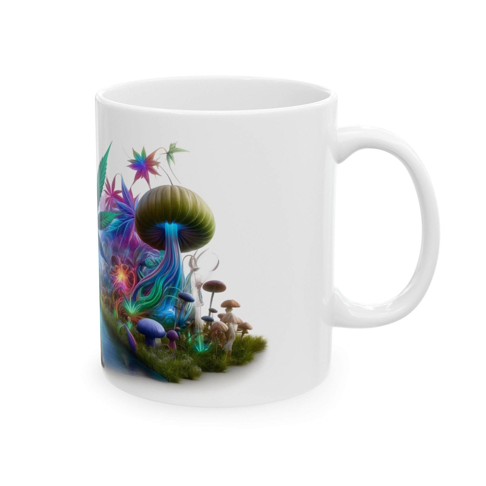 420 SHROOM Meadow - Coffee Weed Mug (11oz)