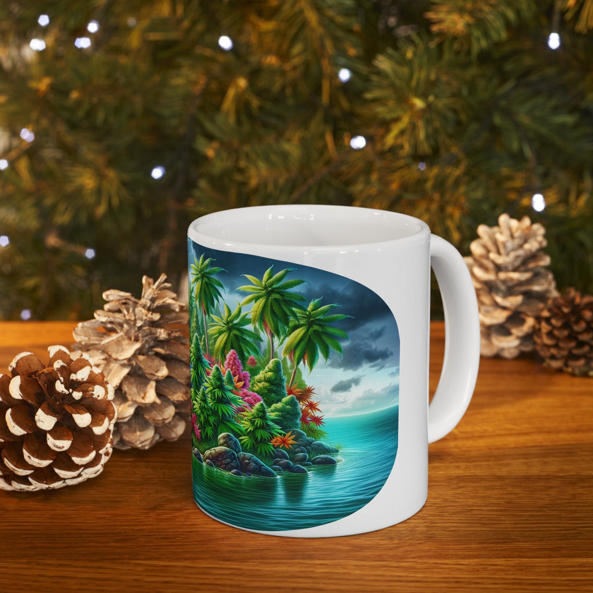 TROPICAL WEED ISLAND - Coffee Weed Mug (11oz)