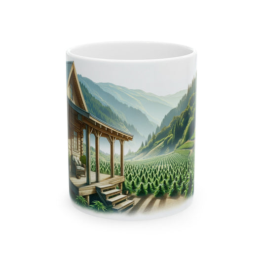 CABIN & WEED FIELD - Coffee Weed Mug (11oz)