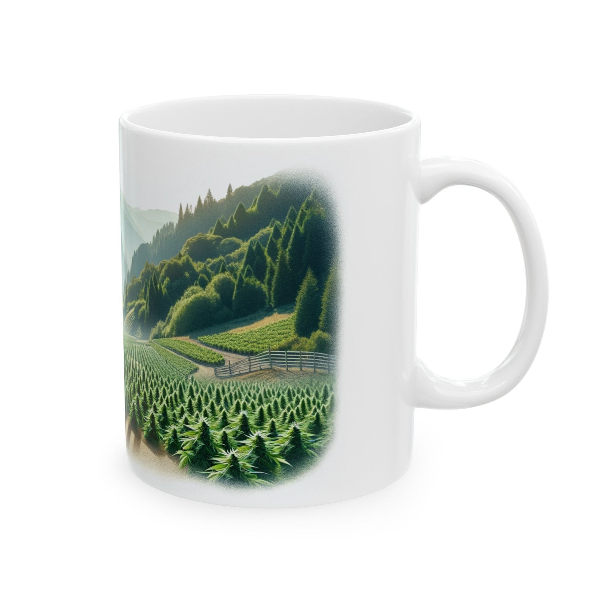 CABIN & WEED FIELD - Coffee Weed Mug (11oz)