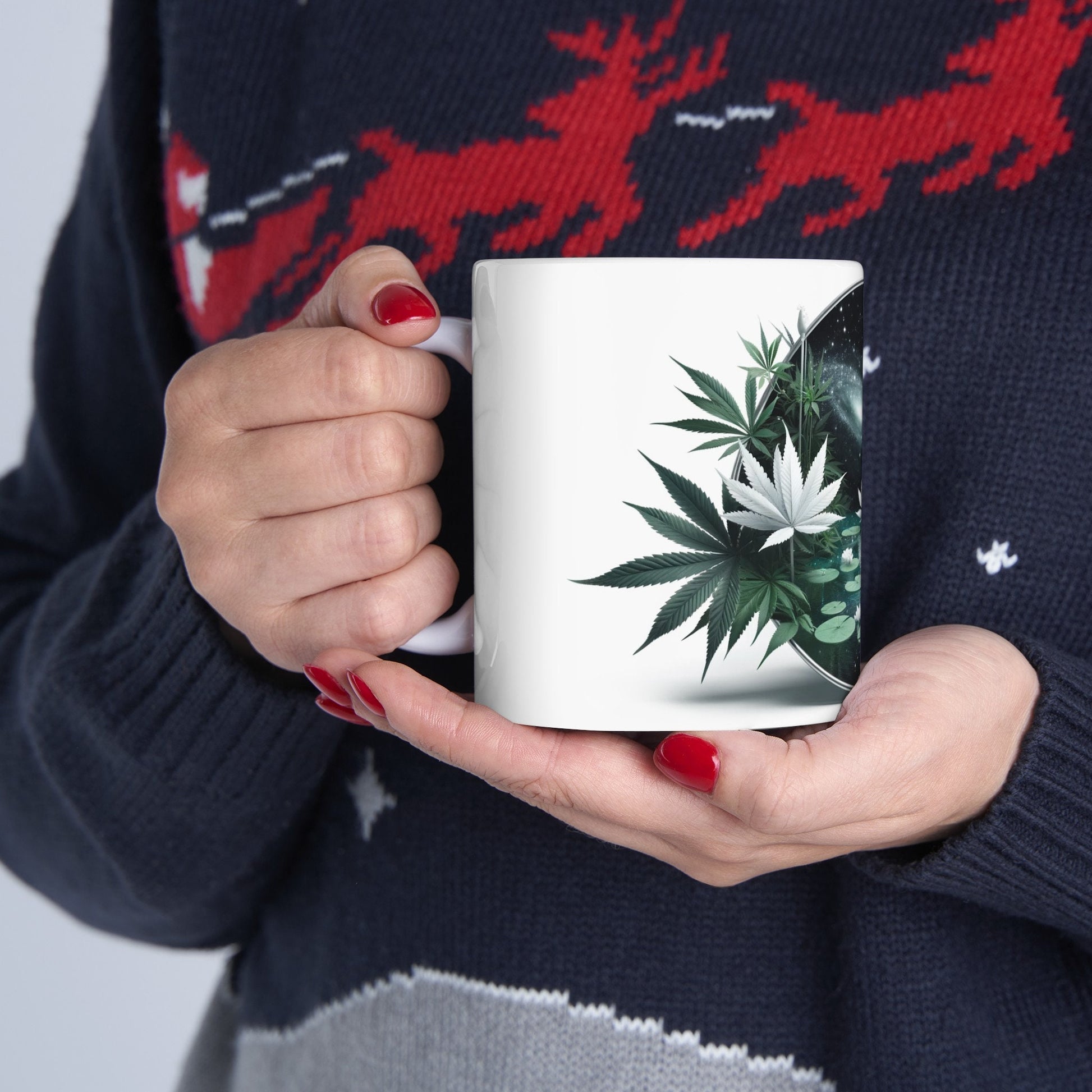 420 SPACE POND - Weed Coffee Mug (11oz)