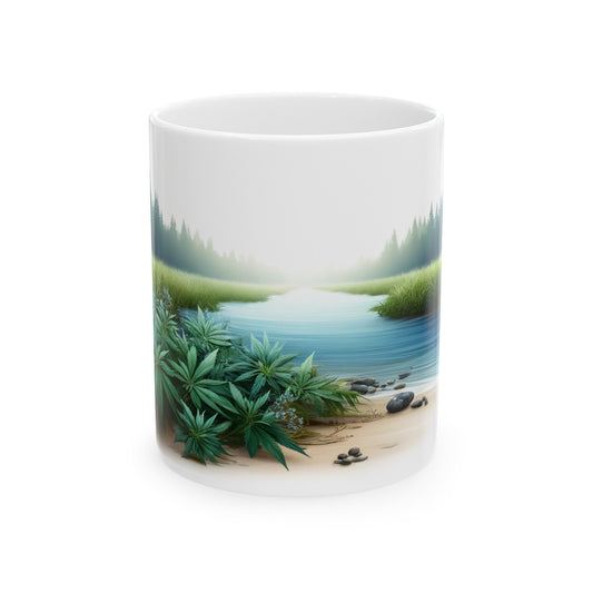 420 WEED RIVER - Coffee Weed Mug (11oz)