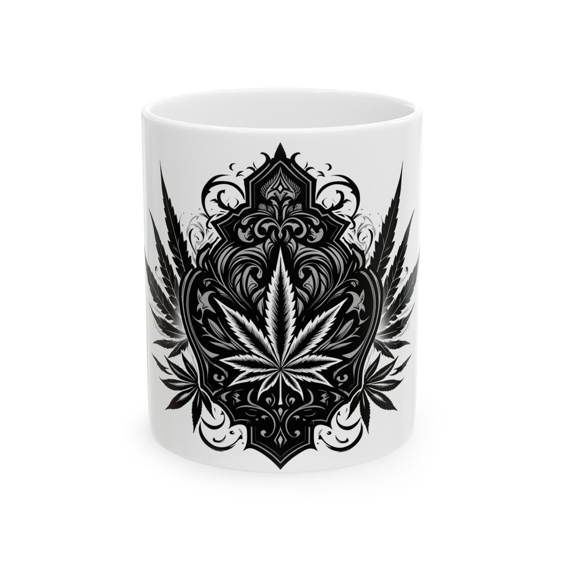 GOTHIC WEED LEAF - Coffee Weed Mug (11oz)