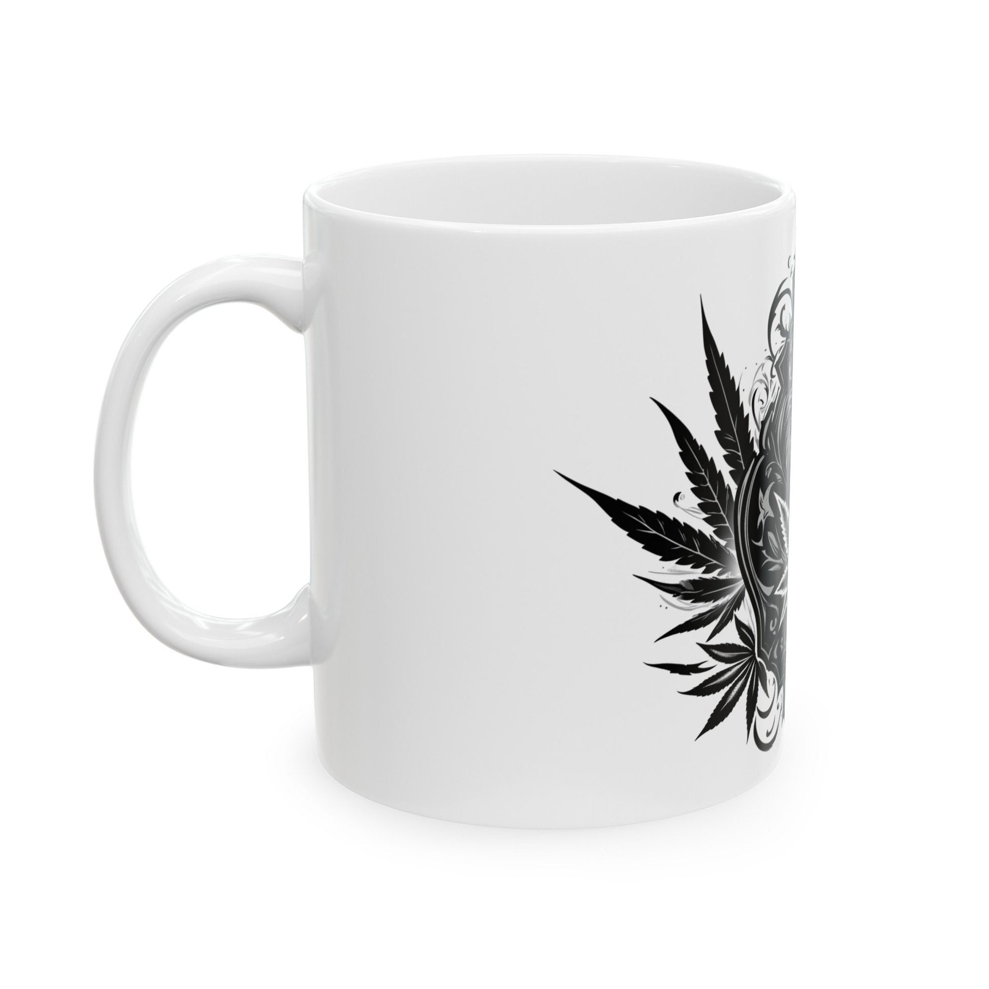 GOTHIC WEED LEAF - Coffee Weed Mug (11oz)
