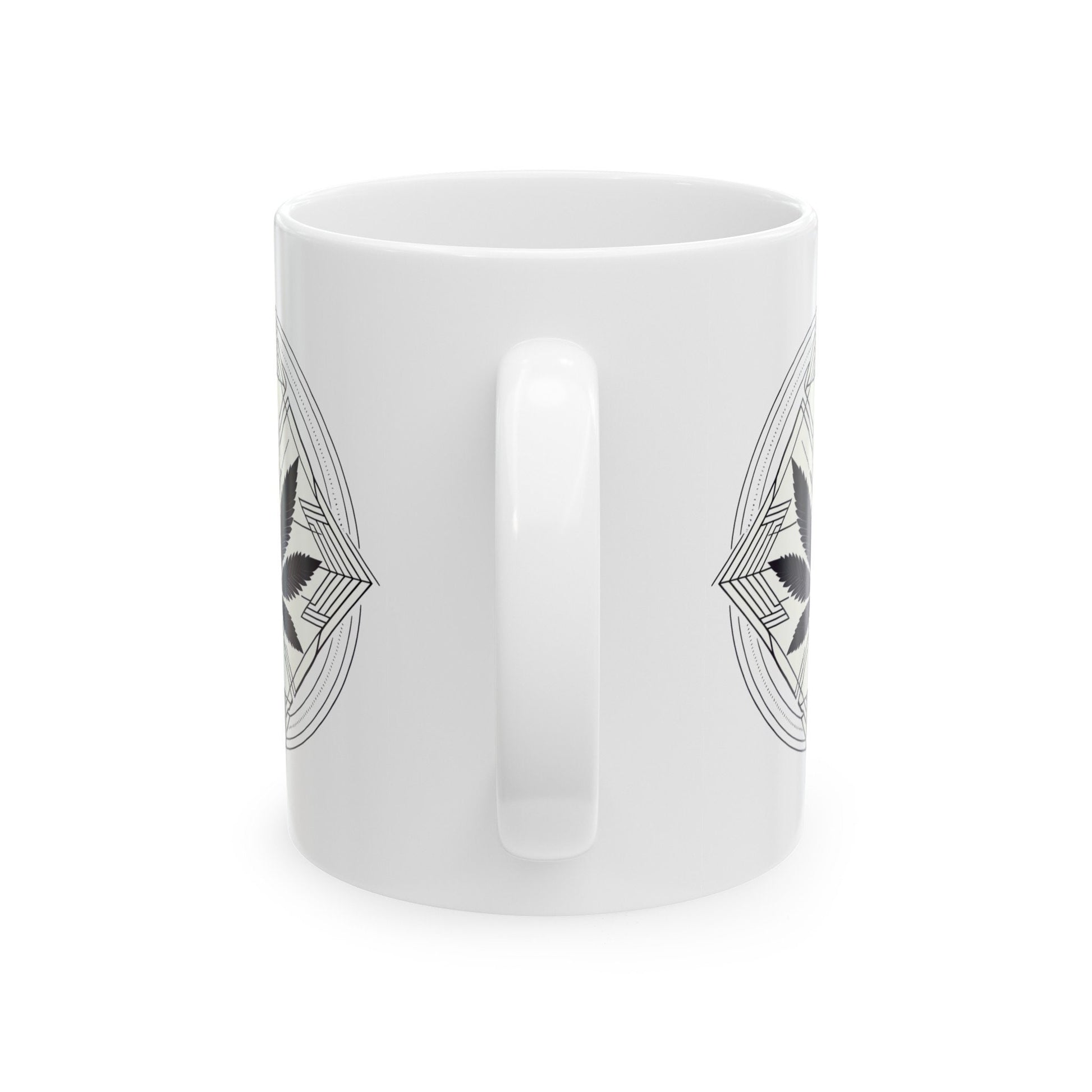 GEOMETRIC WEED - Coffee Weed Mug (11oz) Dual Sided