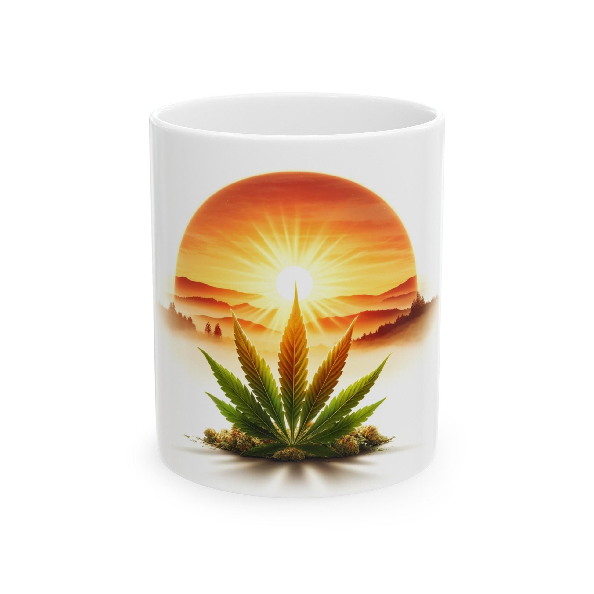 WEED RUNRISE MUG - Coffee Weed Mug (11oz)
