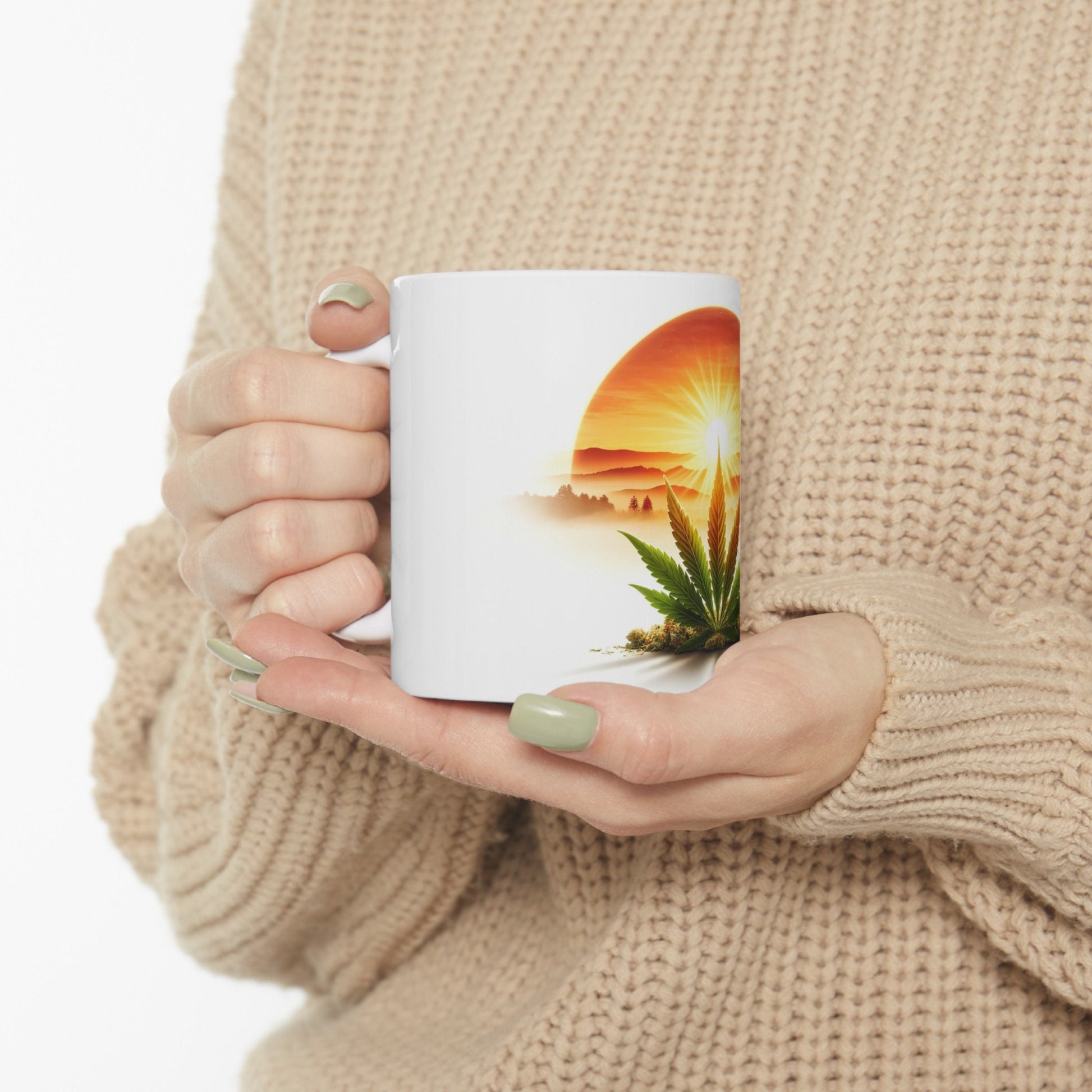 WEED RUNRISE MUG - Coffee Weed Mug (11oz)