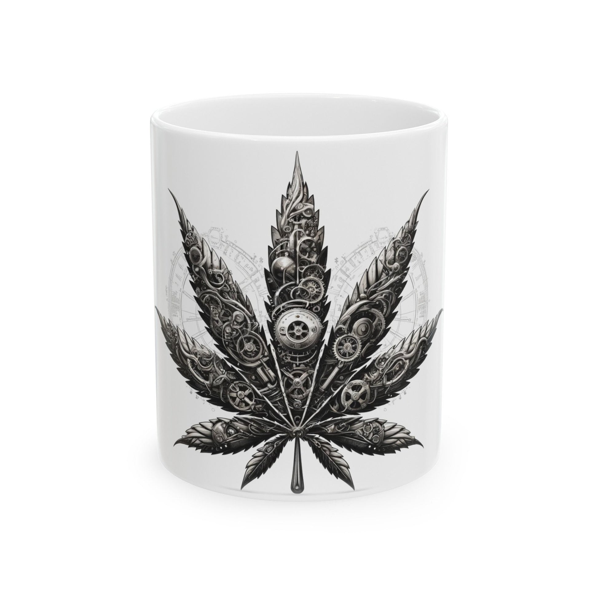 STEAMPUNK WEED LEAF - Coffee Weed Mug (11oz)