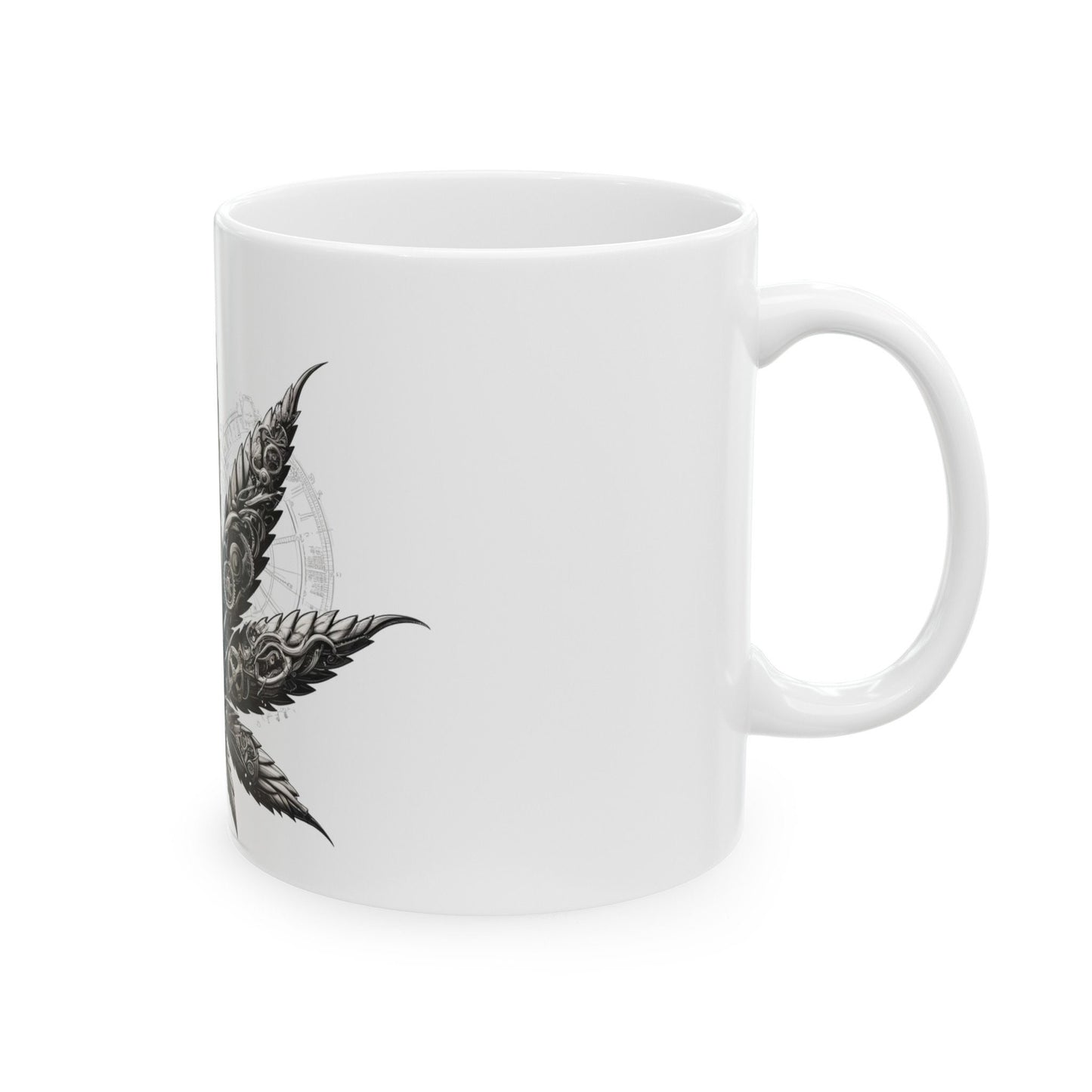 STEAMPUNK WEED LEAF - Coffee Weed Mug (11oz)