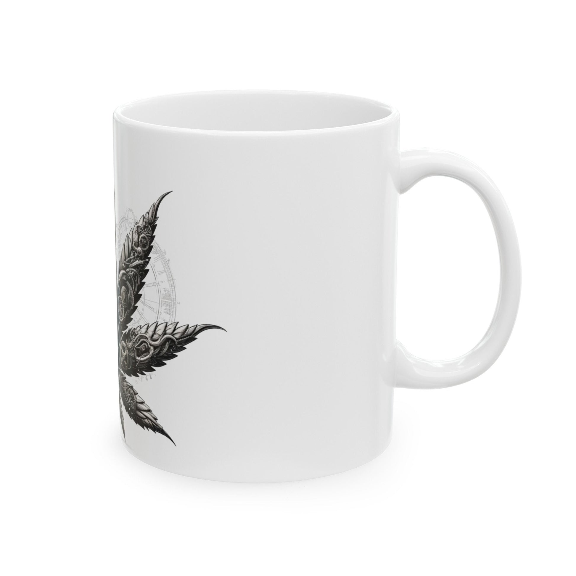 STEAMPUNK WEED LEAF - Coffee Weed Mug (11oz)