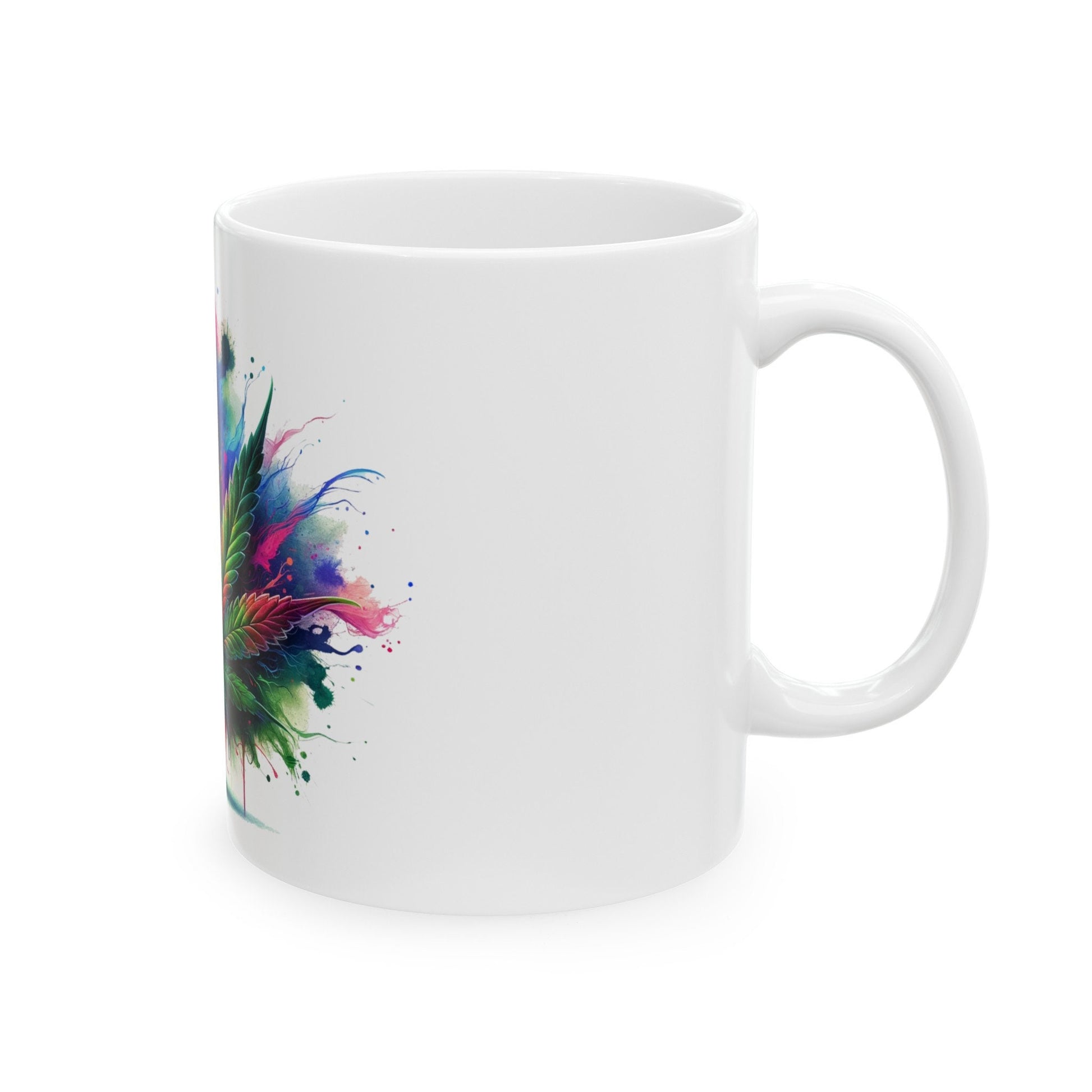 WEED LEAF ART - Coffee Weed Mug (11oz)