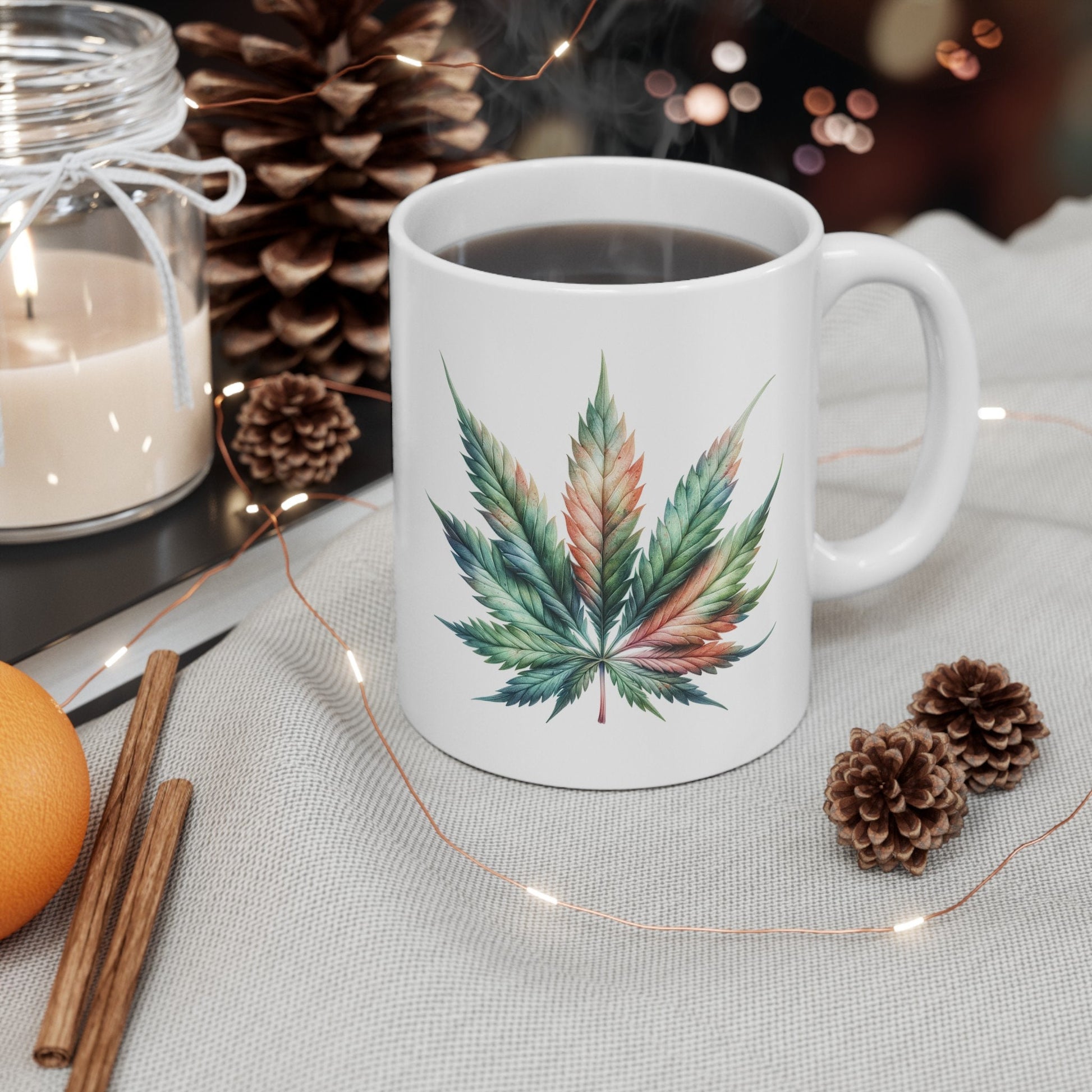WEED LEAF MUG - Coffee Weed Mug (11oz)