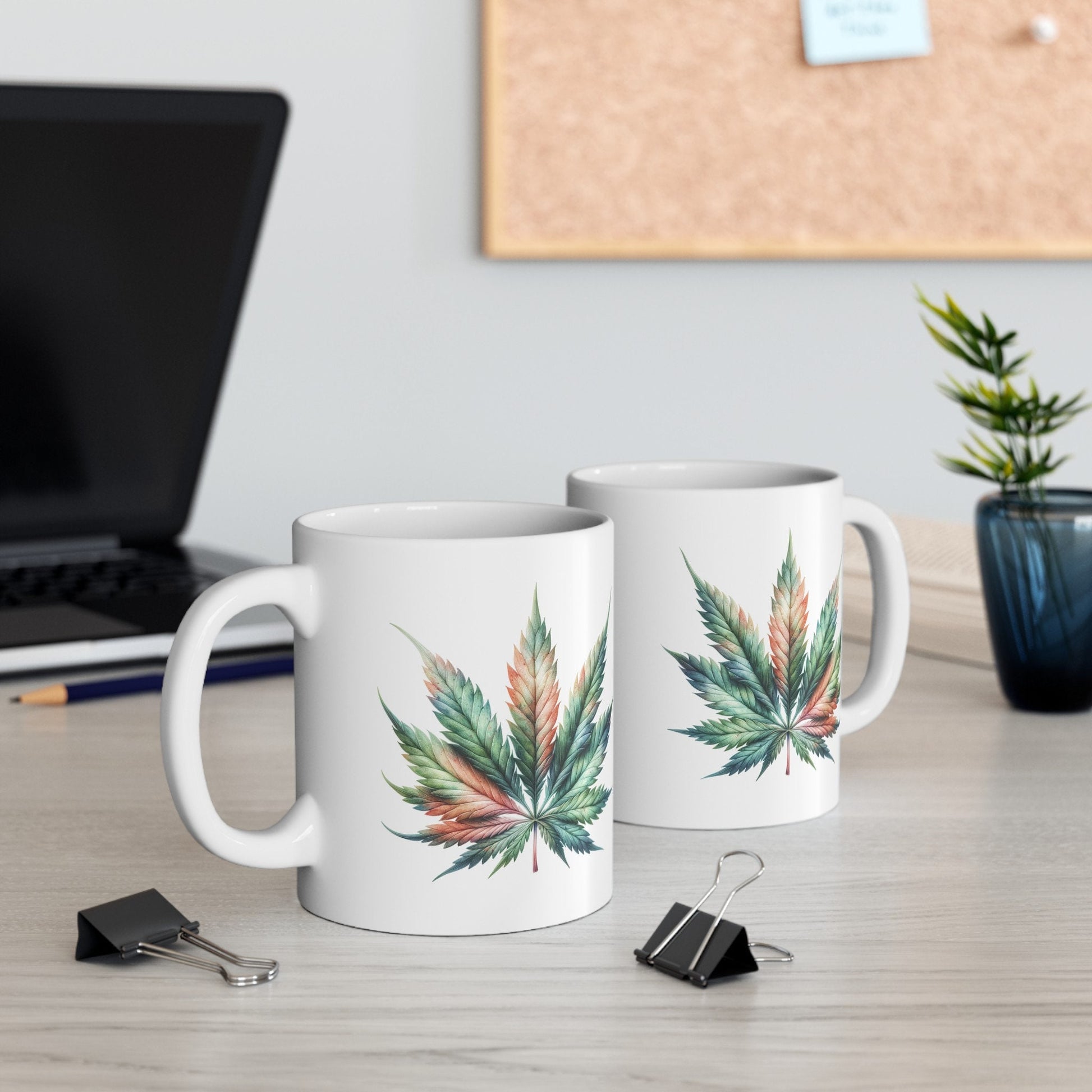 WEED LEAF MUG - Coffee Weed Mug (11oz)