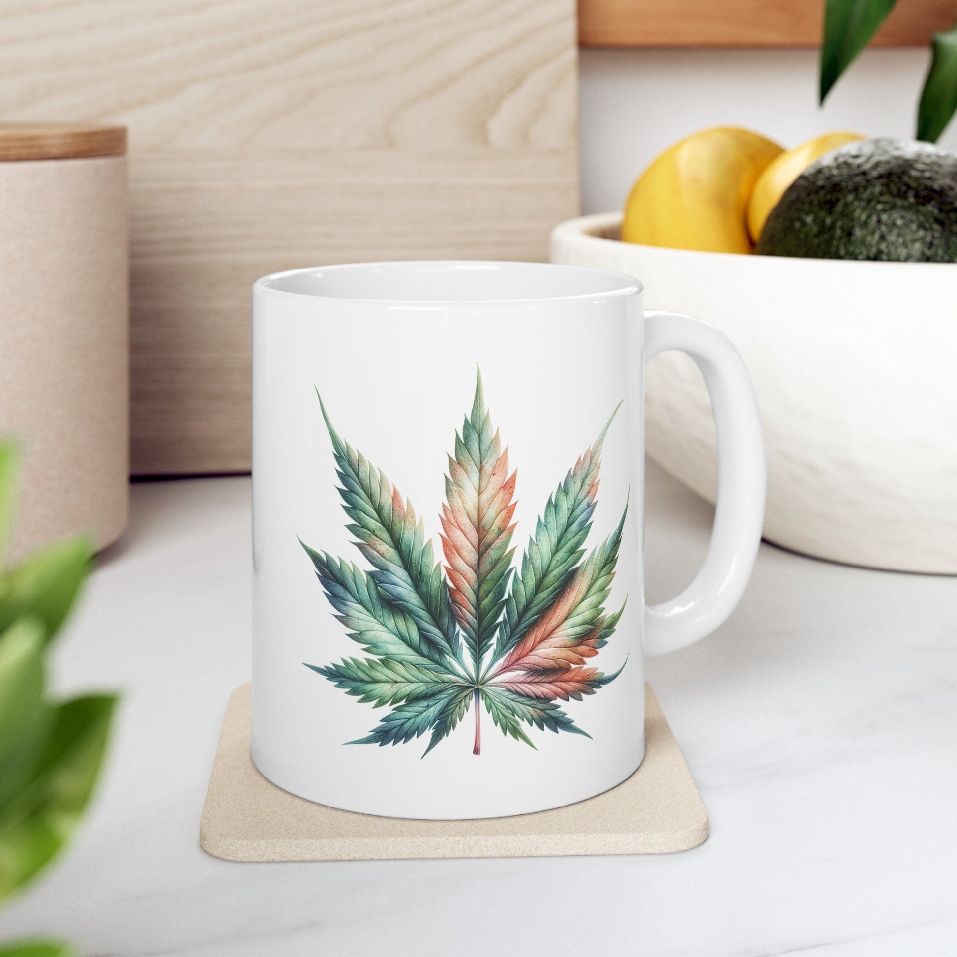 WEED LEAF MUG - Coffee Weed Mug (11oz)