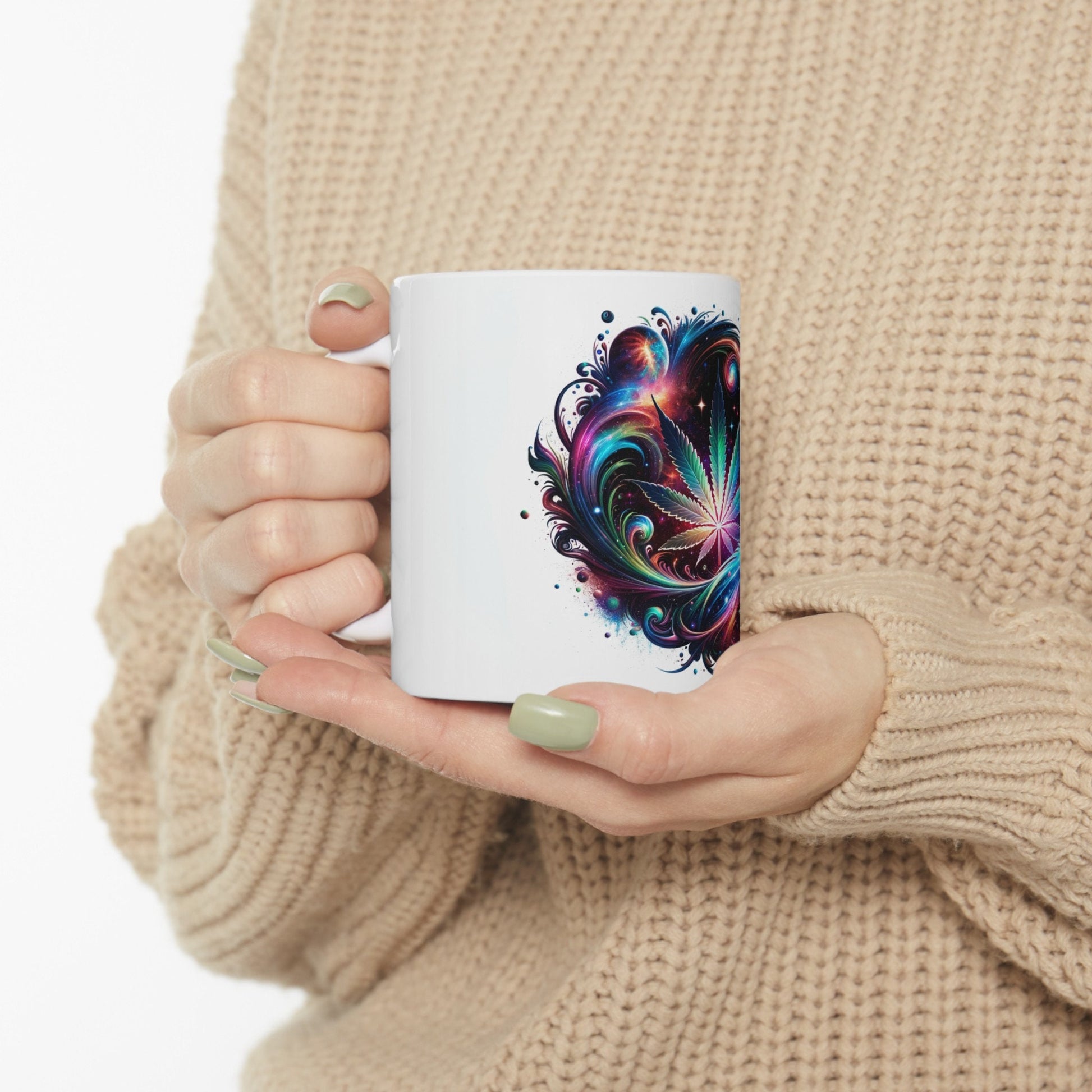 GALAXY WEED LEAF - Coffee Weed Mug (11oz)