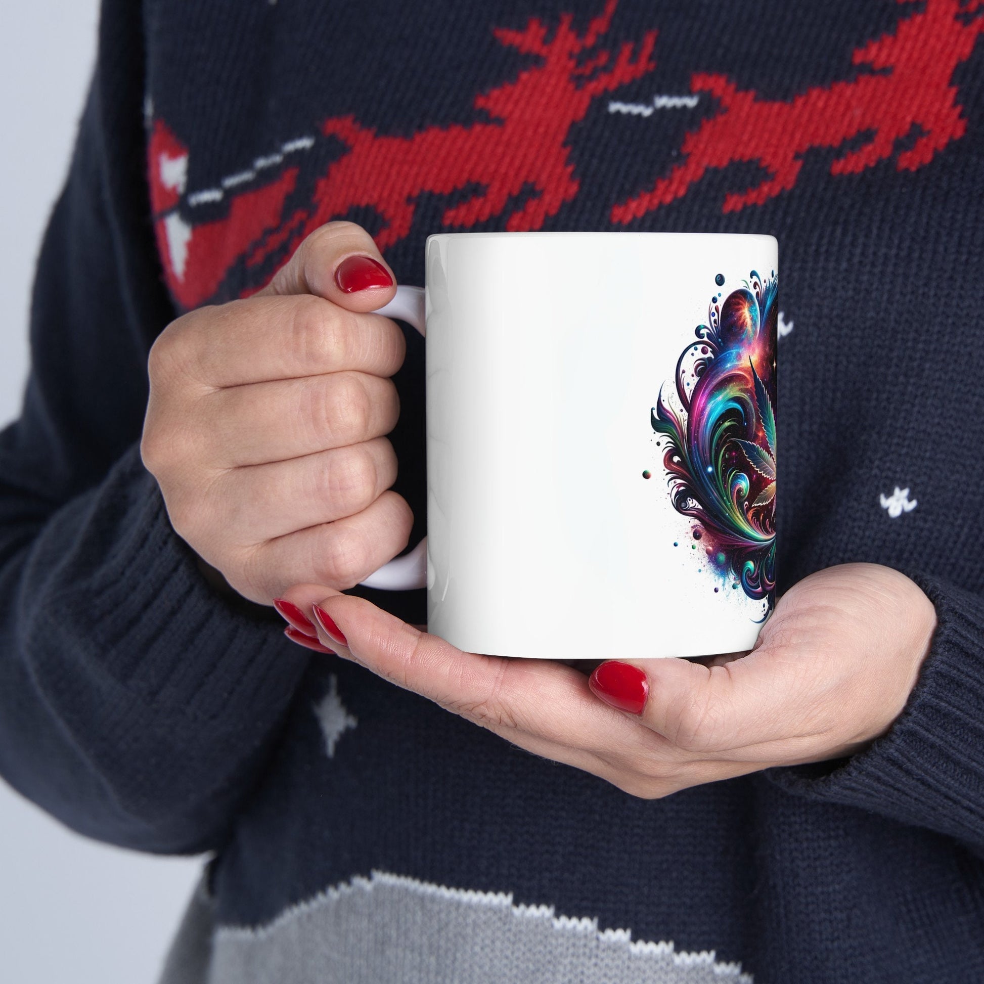 GALAXY WEED LEAF - Coffee Weed Mug (11oz)