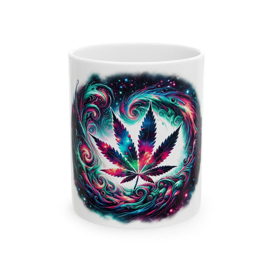 420 GALAXY ART MUG - WEED Coffee Mugs (11oz)