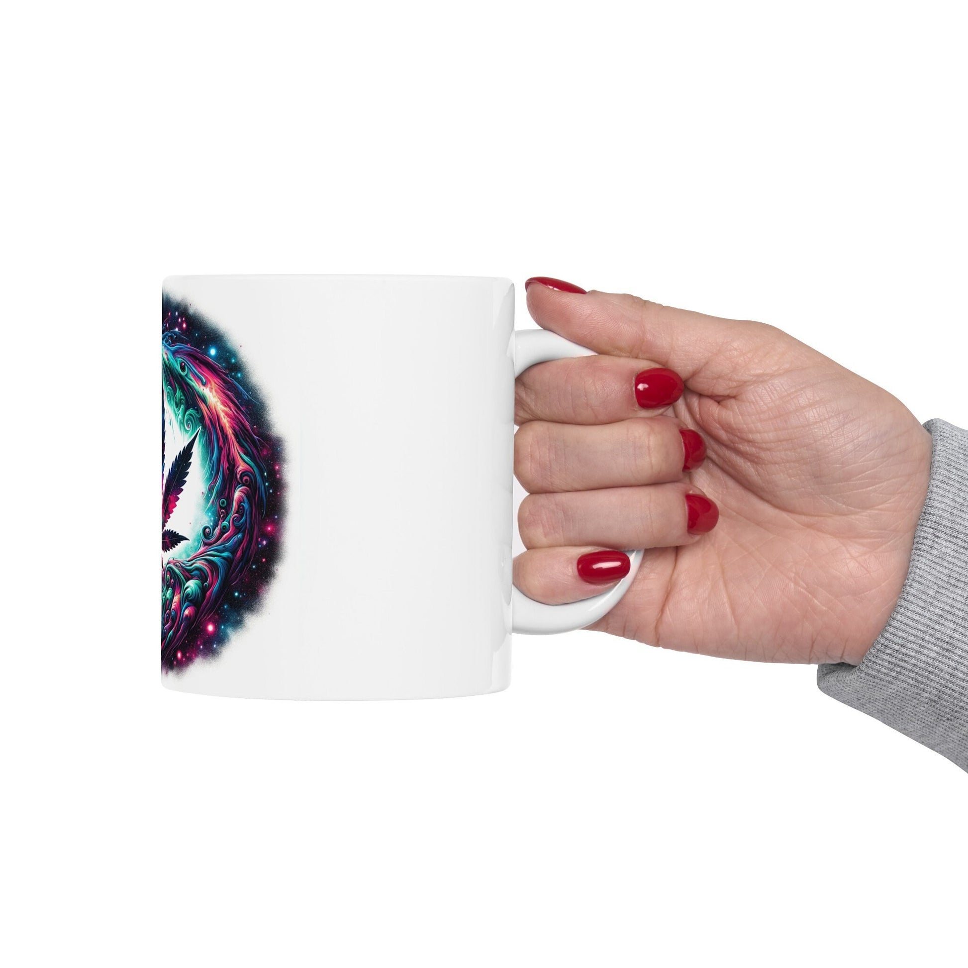 420 GALAXY ART MUG - WEED Coffee Mugs (11oz)