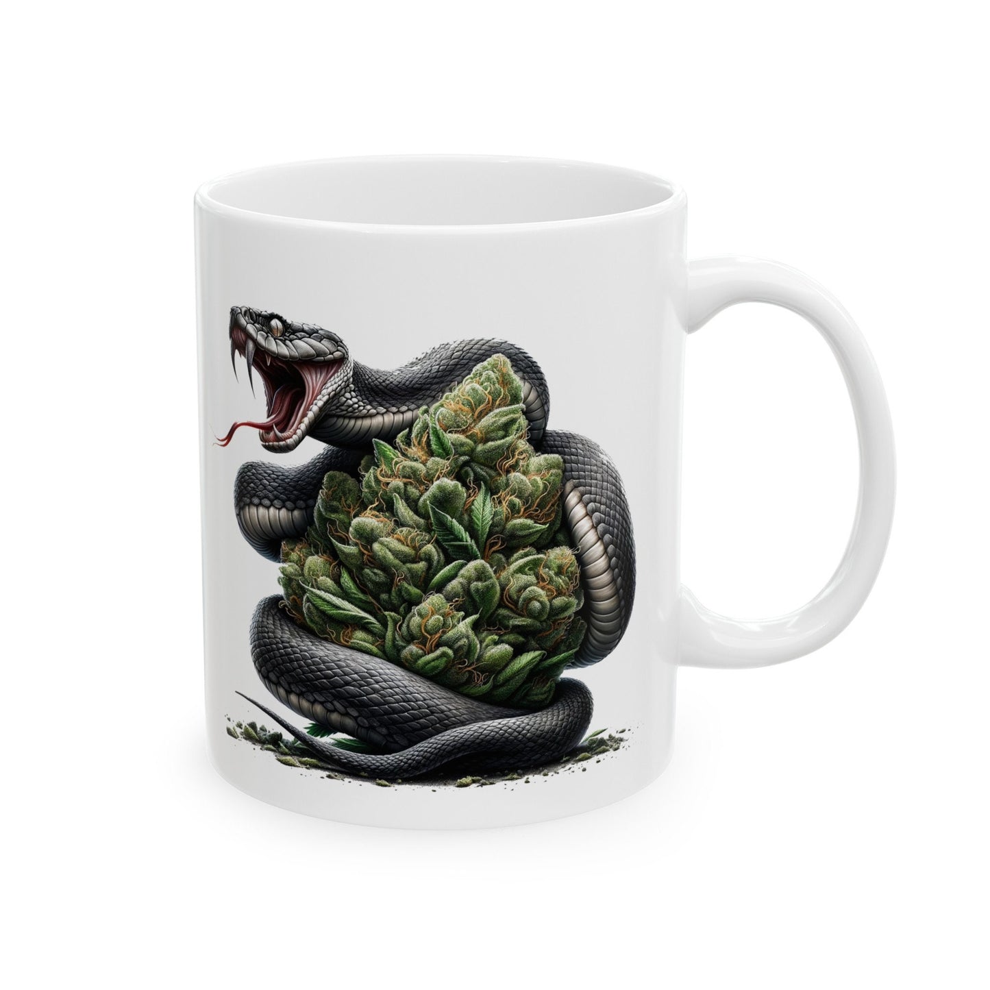 SNAKE WEED NUG - Coffee Weed Mug (11oz) Dual Sided