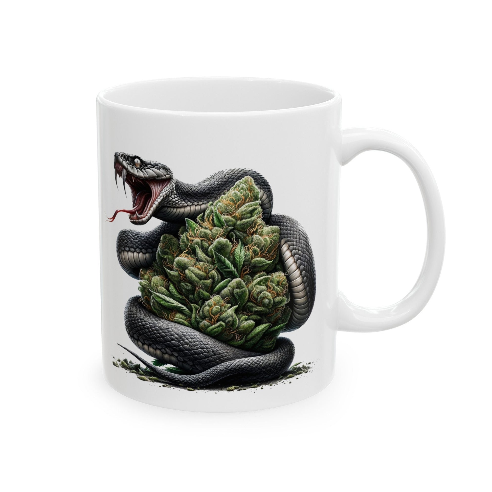 SNAKE WEED NUG - Coffee Weed Mug (11oz) Dual Sided
