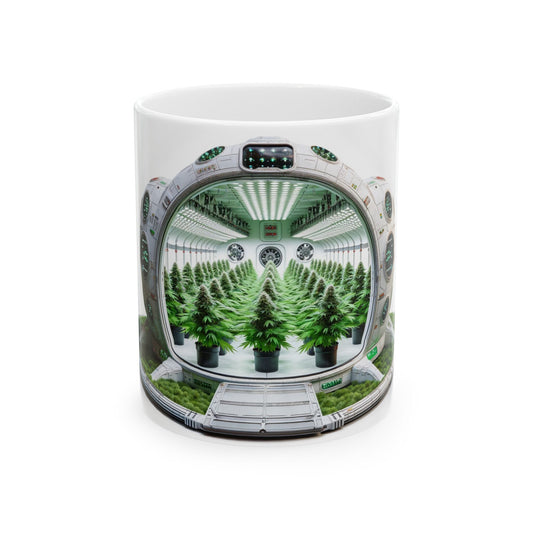 SPACE WEED FARM - Coffee Weed Mug (11oz)