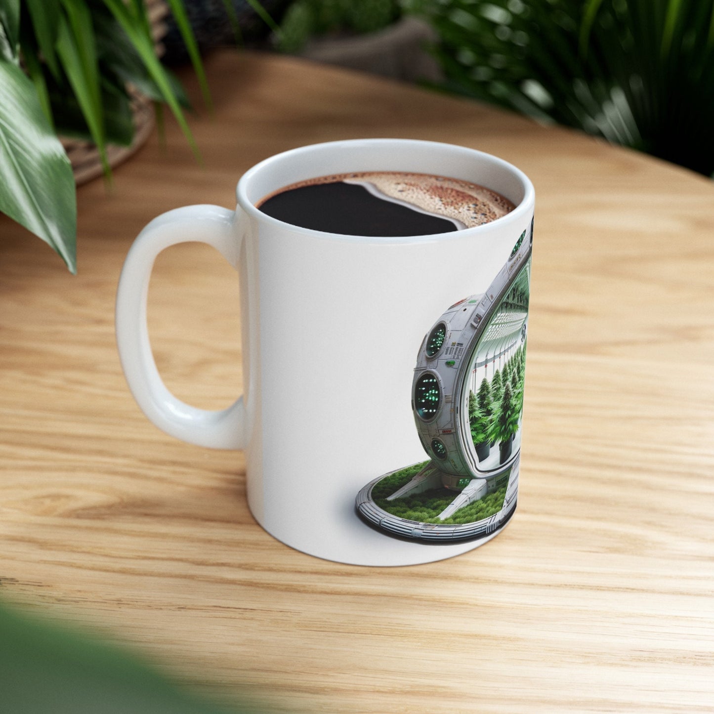 SPACE WEED FARM - Coffee Weed Mug (11oz)