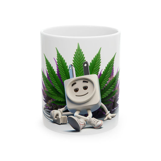 WEED PLUG MUG - Cannabis Coffee Mug (11oz)