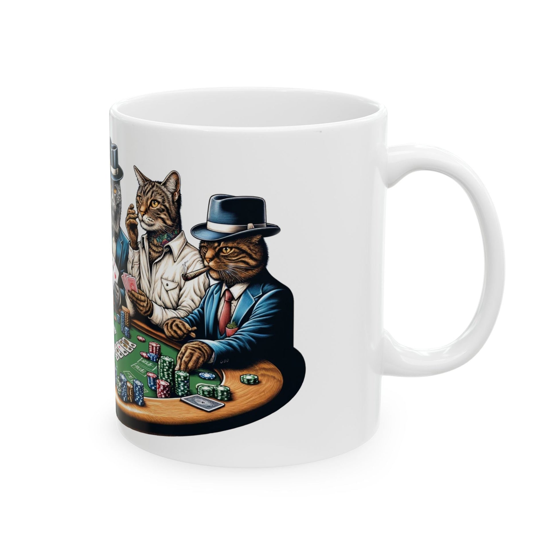 KITTY POKER - 420 Cat Coffee Mug (11oz)