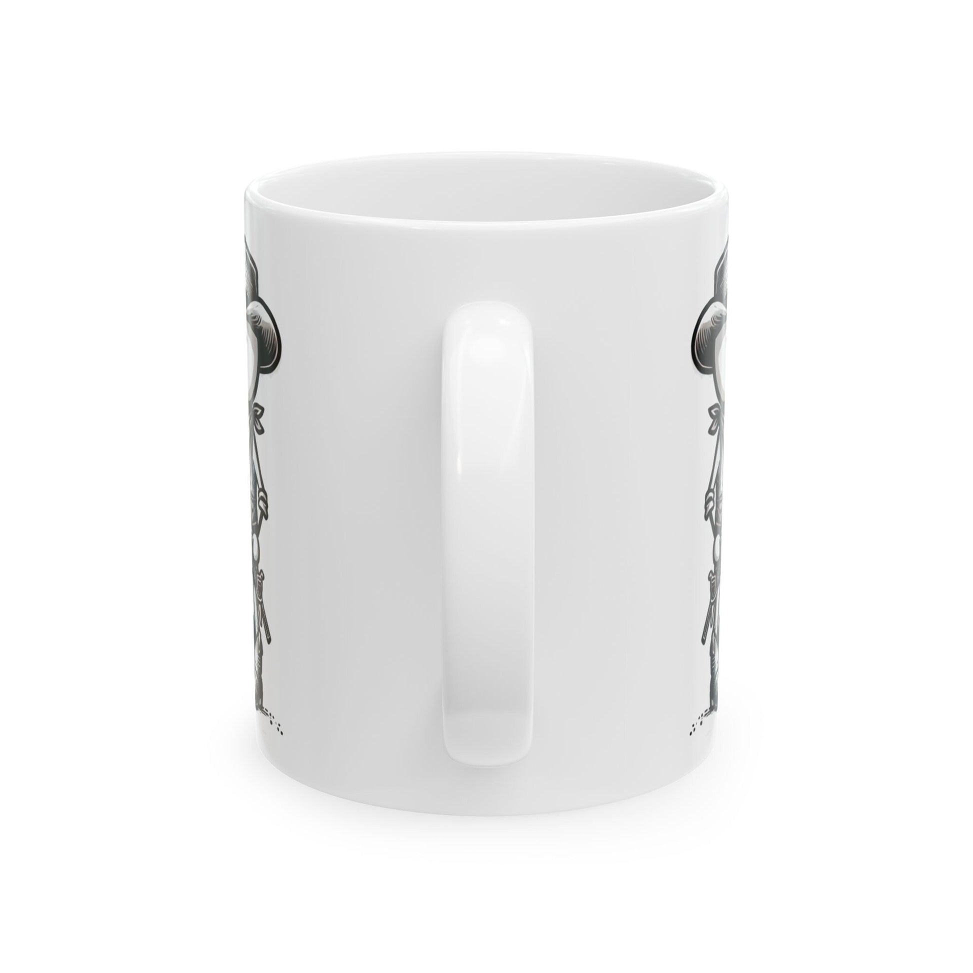 COWBOY STICK FIGURE - WEED Coffee Mug (11oz) Dual Sided