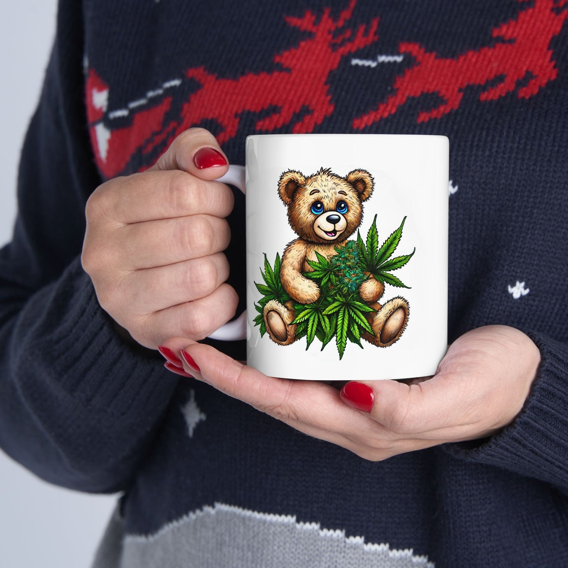 420 TEDDY - Cannabis Coffee Mug (11oz) Dual Sided