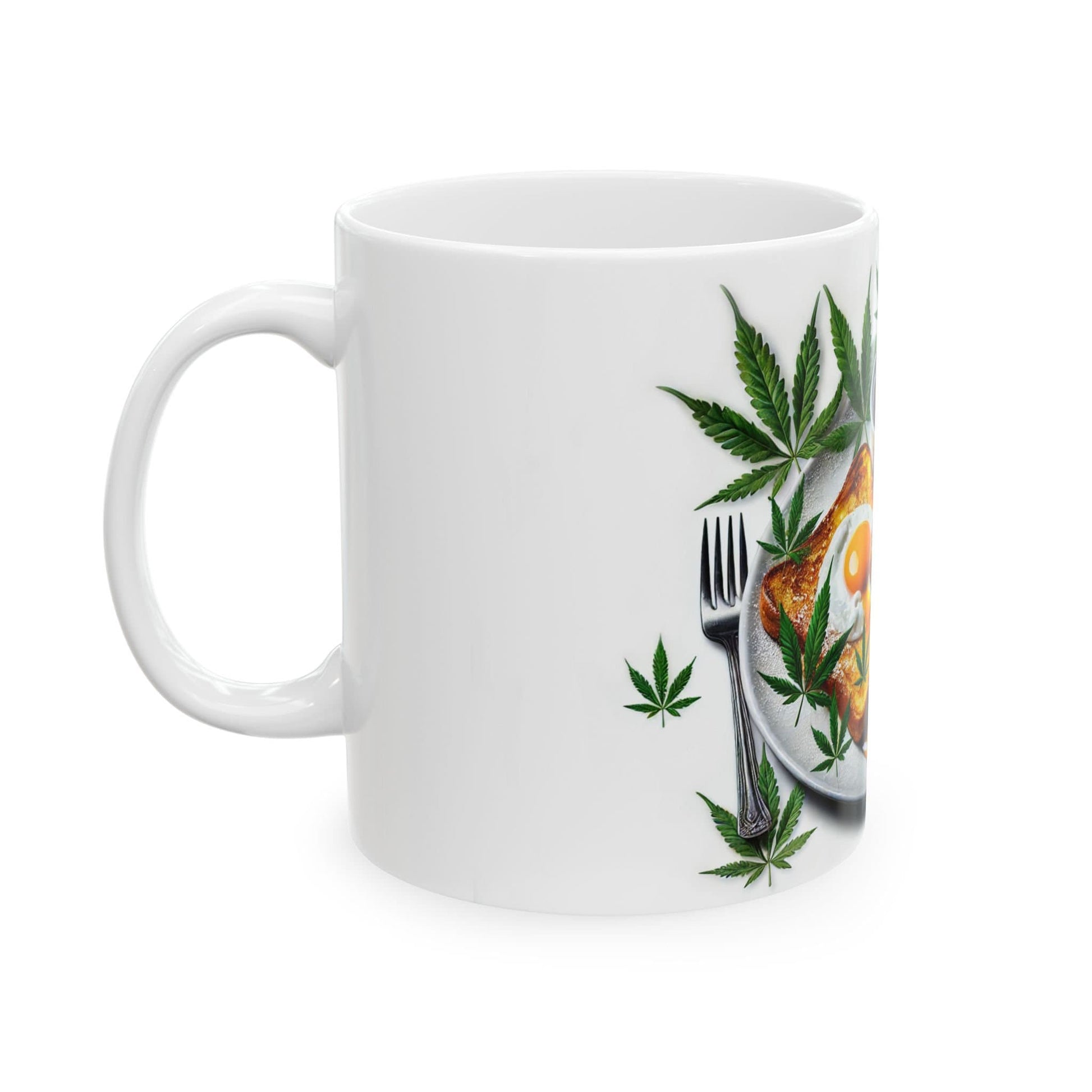 EGGS & TOAST MUG - Cannabis Coffee Mug (11oz)