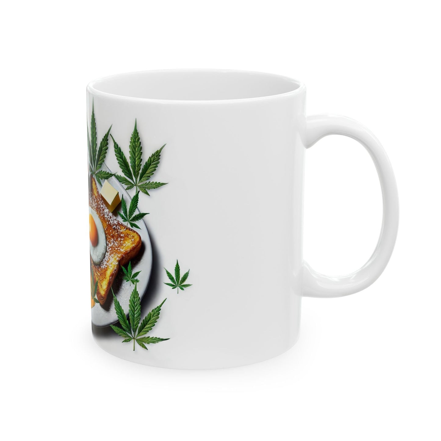 EGGS & TOAST MUG - Cannabis Coffee Mug (11oz)