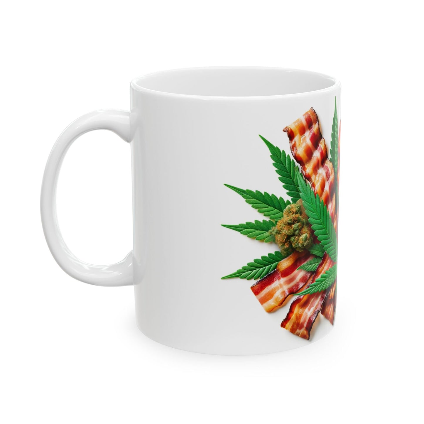 WEED & BACON MUG - Cannabis Coffee Mug (11oz)