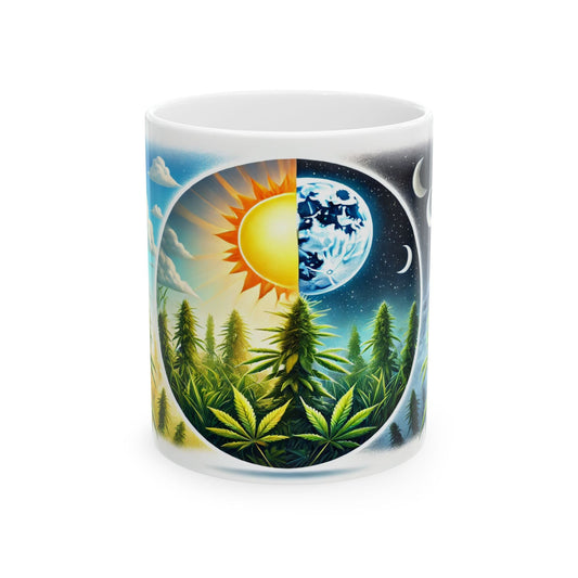 DAY N NIGHT - Cannabis Coffee Mug (11oz)