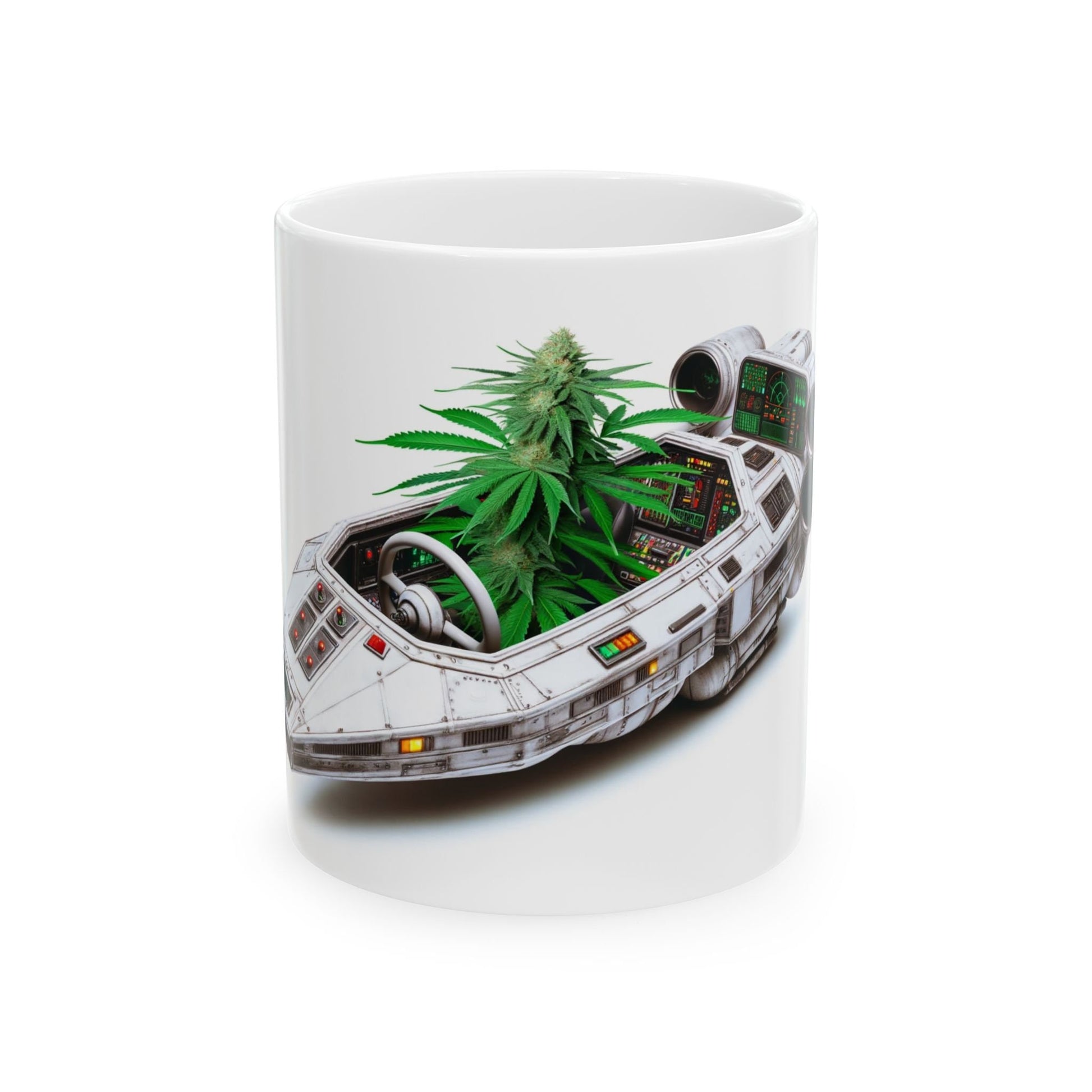 WEED SPACESHIP - Cannabis Coffee Mug (11oz)