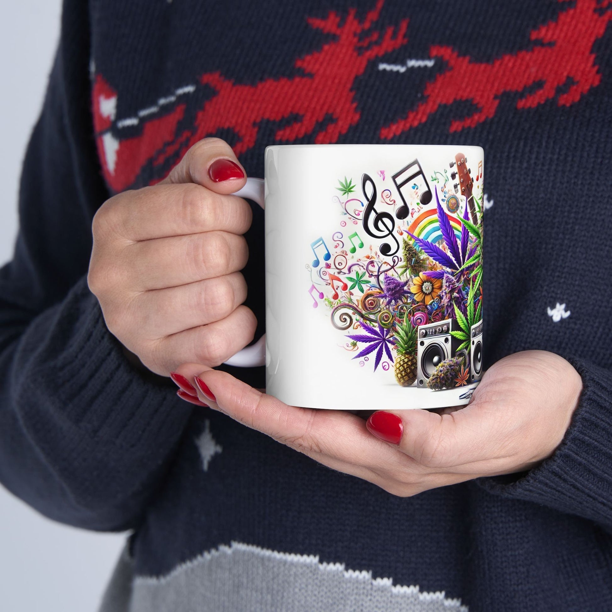 420 MUSIC MUG - Cannabis Coffee Mug (11oz)