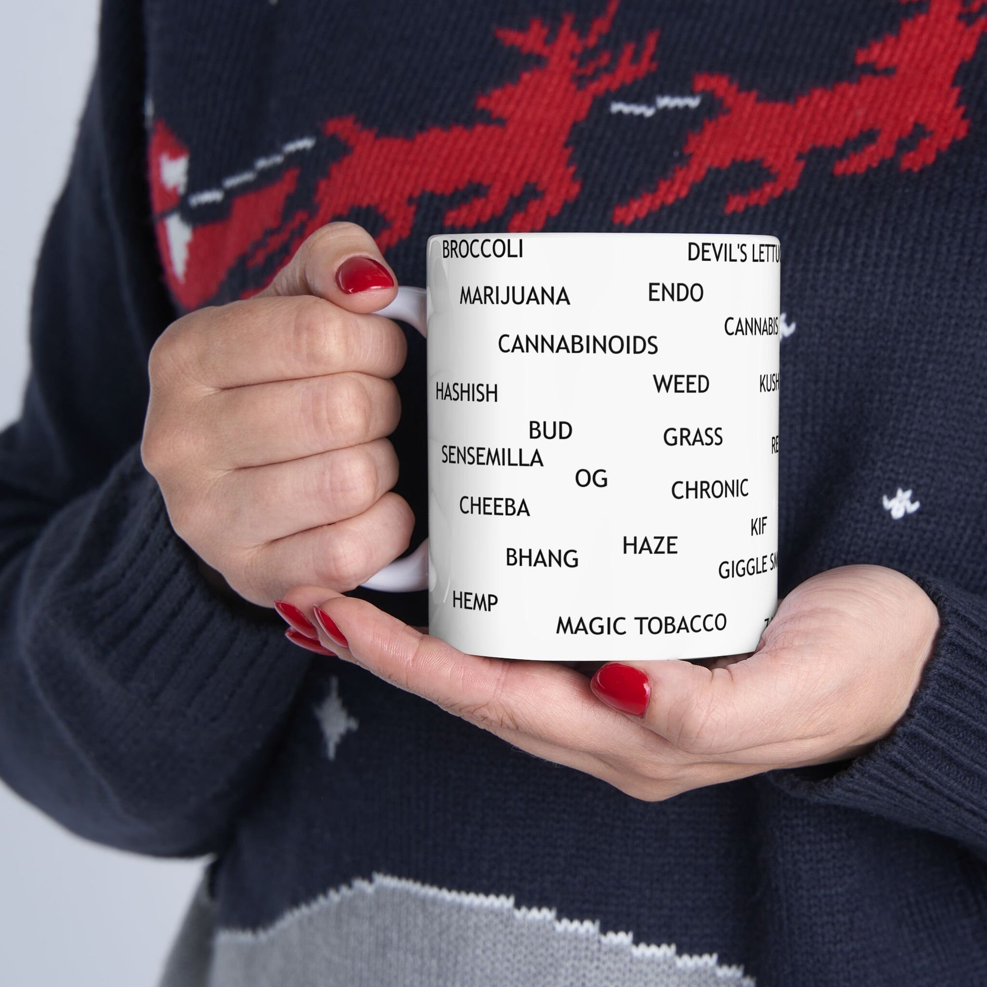 WEED WORDS MUG - Cannabis Coffee Mug (11oz)
