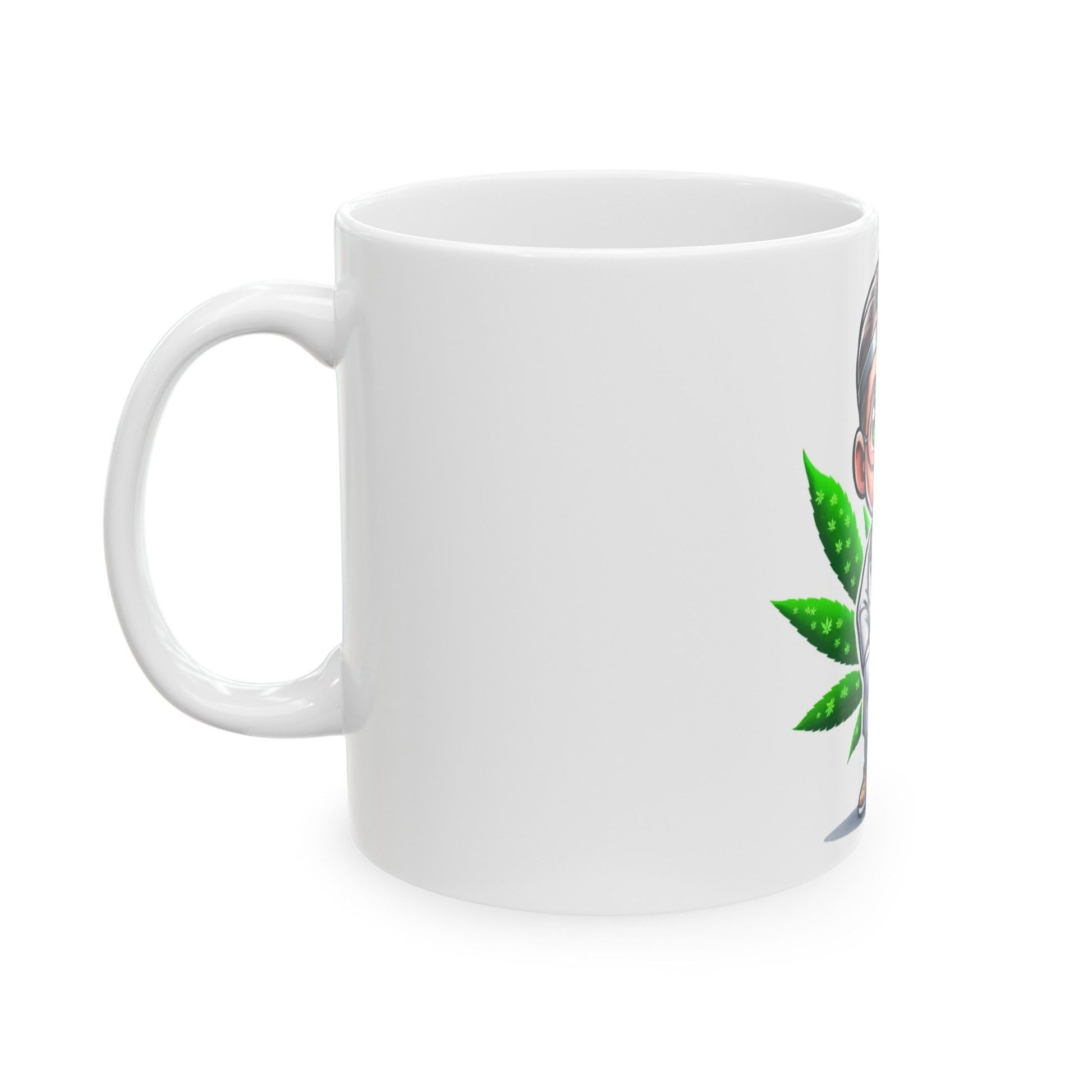 WEED DOCTOR - Weed Coffee Mug (11oz) - Perfect Weed Gift for Weed Smokers, Stoners, Growers; Wake & Bake / 420 Weed / Marijuana Gift