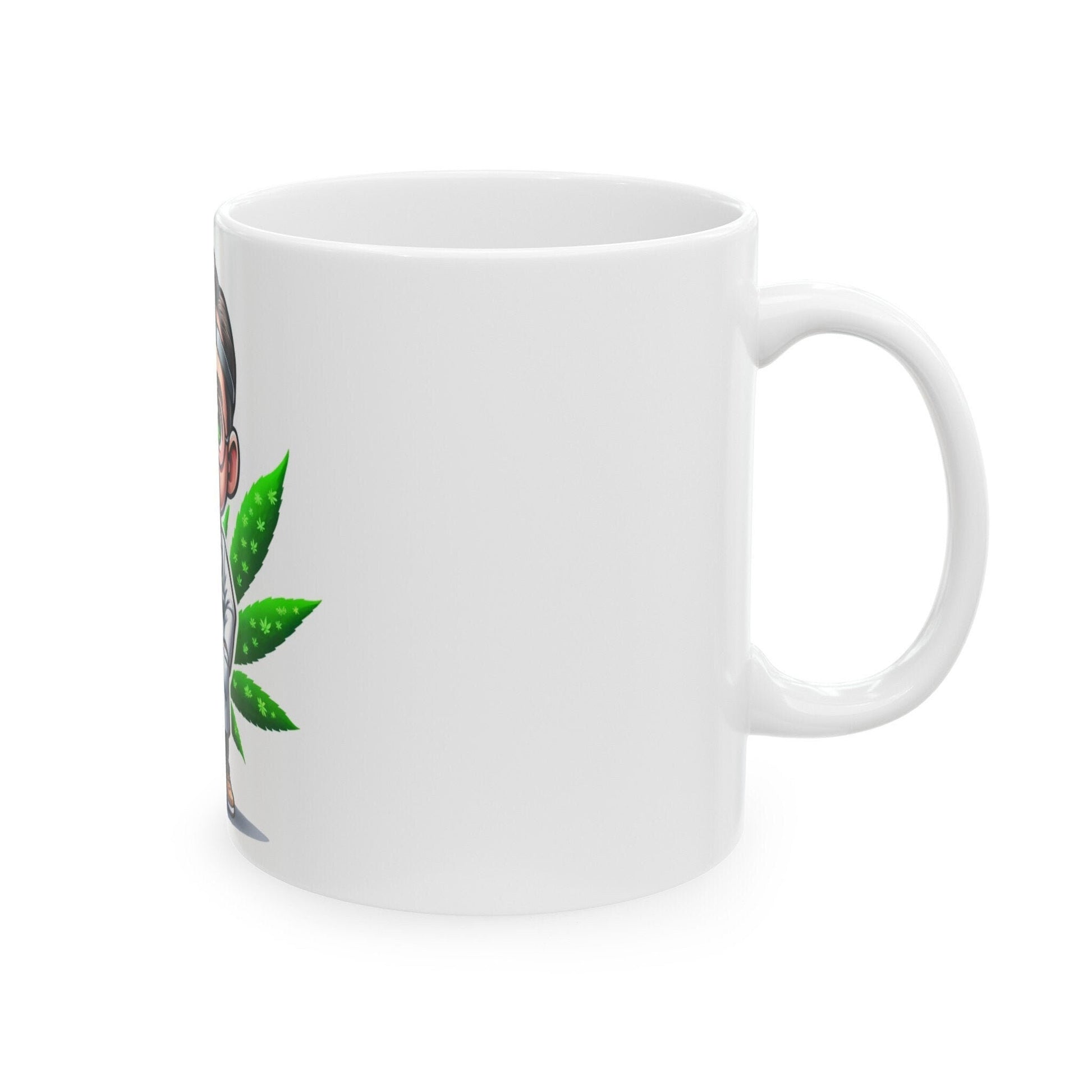 WEED DOCTOR - Weed Coffee Mug (11oz) - Perfect Weed Gift for Weed Smokers, Stoners, Growers; Wake & Bake / 420 Weed / Marijuana Gift