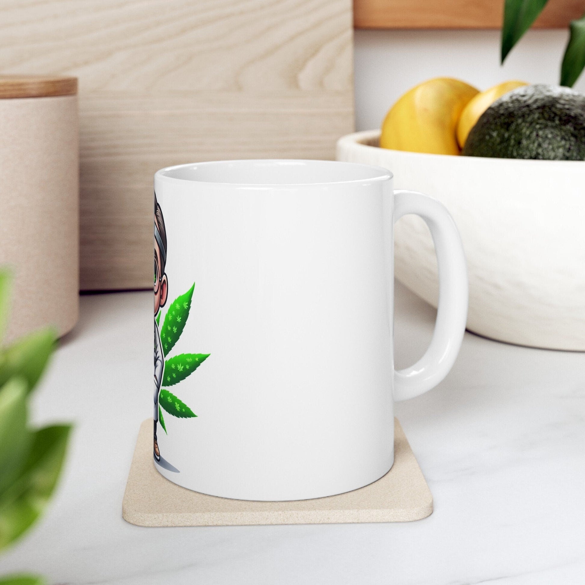 WEED DOCTOR - Weed Coffee Mug (11oz) - Perfect Weed Gift for Weed Smokers, Stoners, Growers; Wake & Bake / 420 Weed / Marijuana Gift