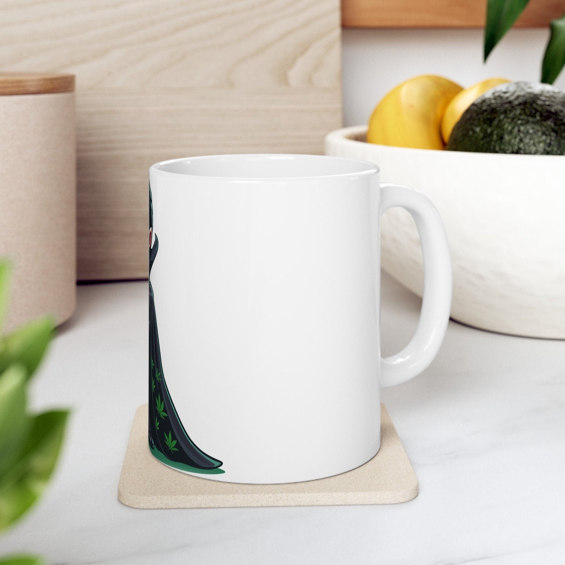 WEED VAMPIRE - Weed Coffee Mug (11oz) - Perfect Weed Gift for Weed Smokers, Stoners, Growers; Wake & Bake / 420 Weed Mug, Marijuana Gift