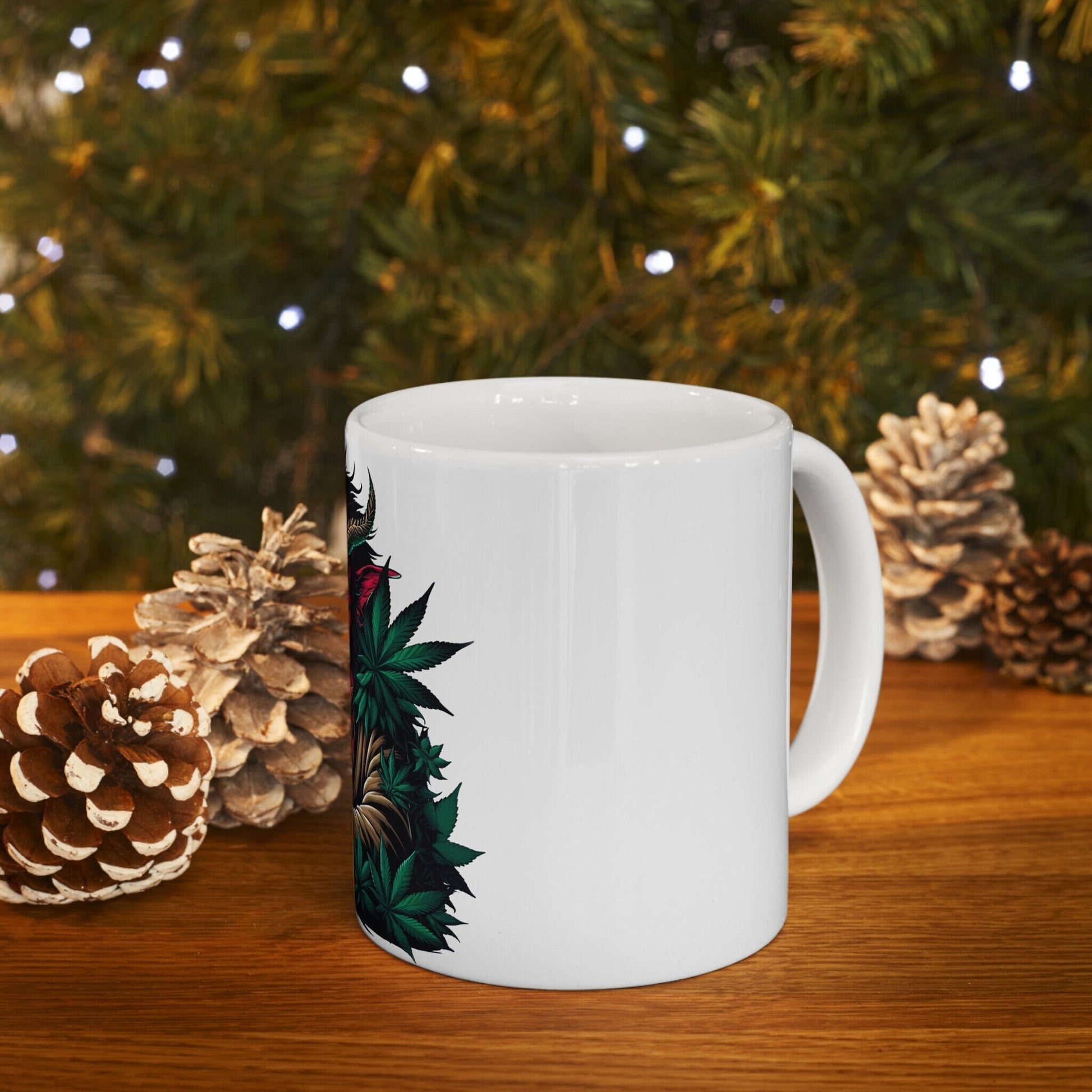 WEED DEVIL - Weed Coffee Mug (11oz)- Perfect Weed Gift for Weed Smokers, Stoners, Growers; Wake & Bake / 420 Weed Mug, Marijuana Gift