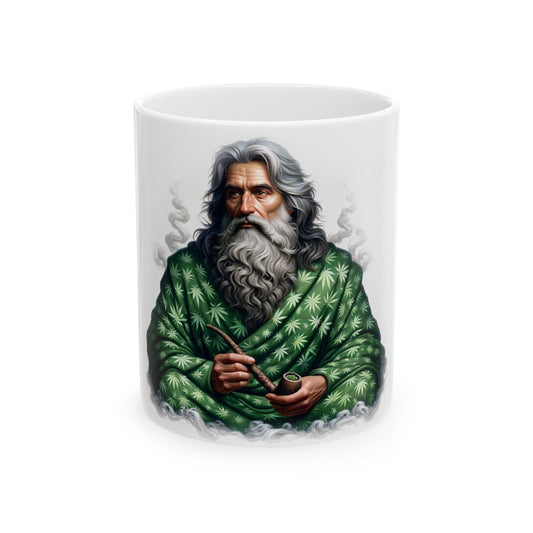 WEED PHILOSOPHER - Weed Coffee Mug (11oz) - Perfect Weed Gift for Weed Smokers, Stoners, Growers; Wake & Bake / 420 Weed Mug, Marijuana Gift