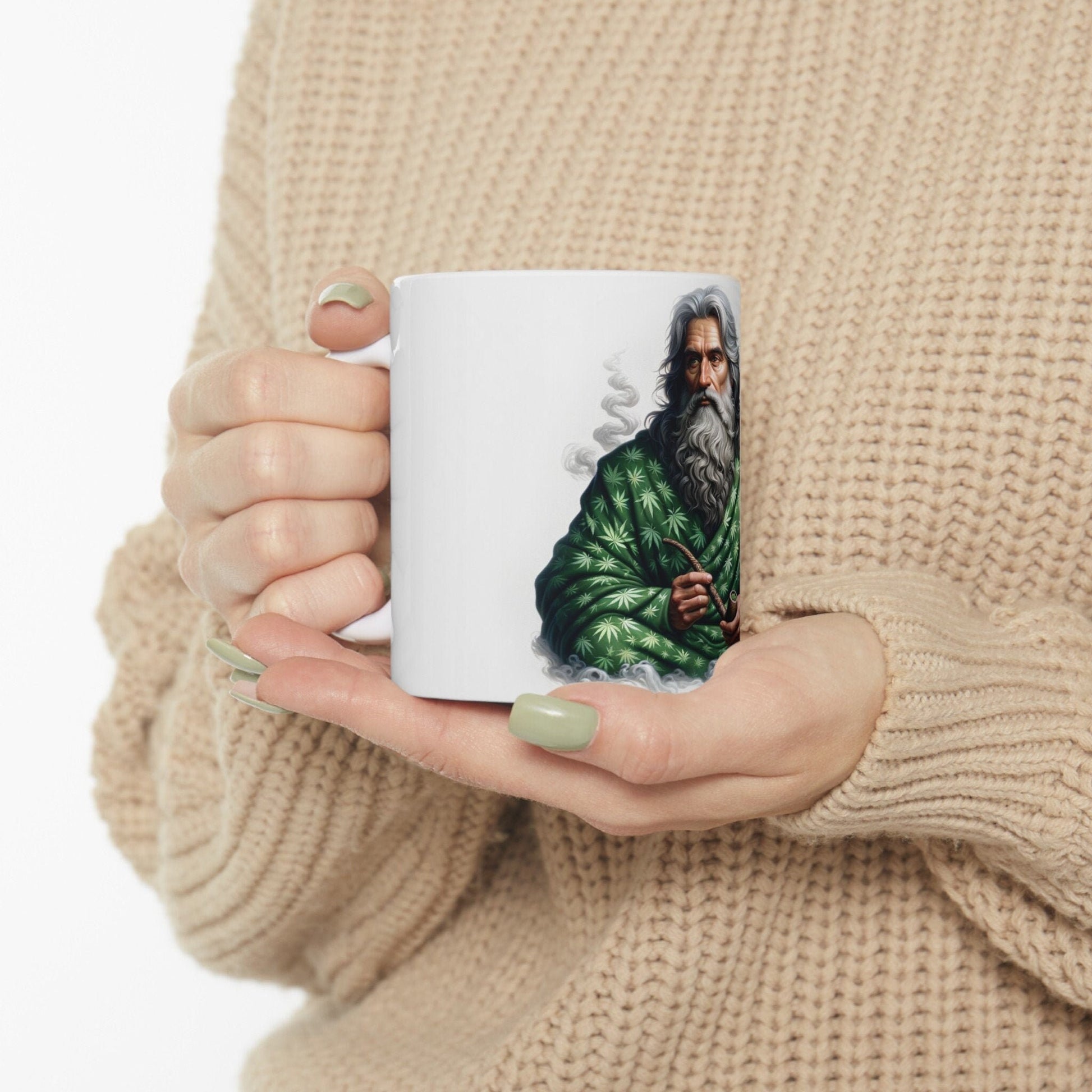 WEED PHILOSOPHER - Weed Coffee Mug (11oz) - Perfect Weed Gift for Weed Smokers, Stoners, Growers; Wake & Bake / 420 Weed Mug, Marijuana Gift